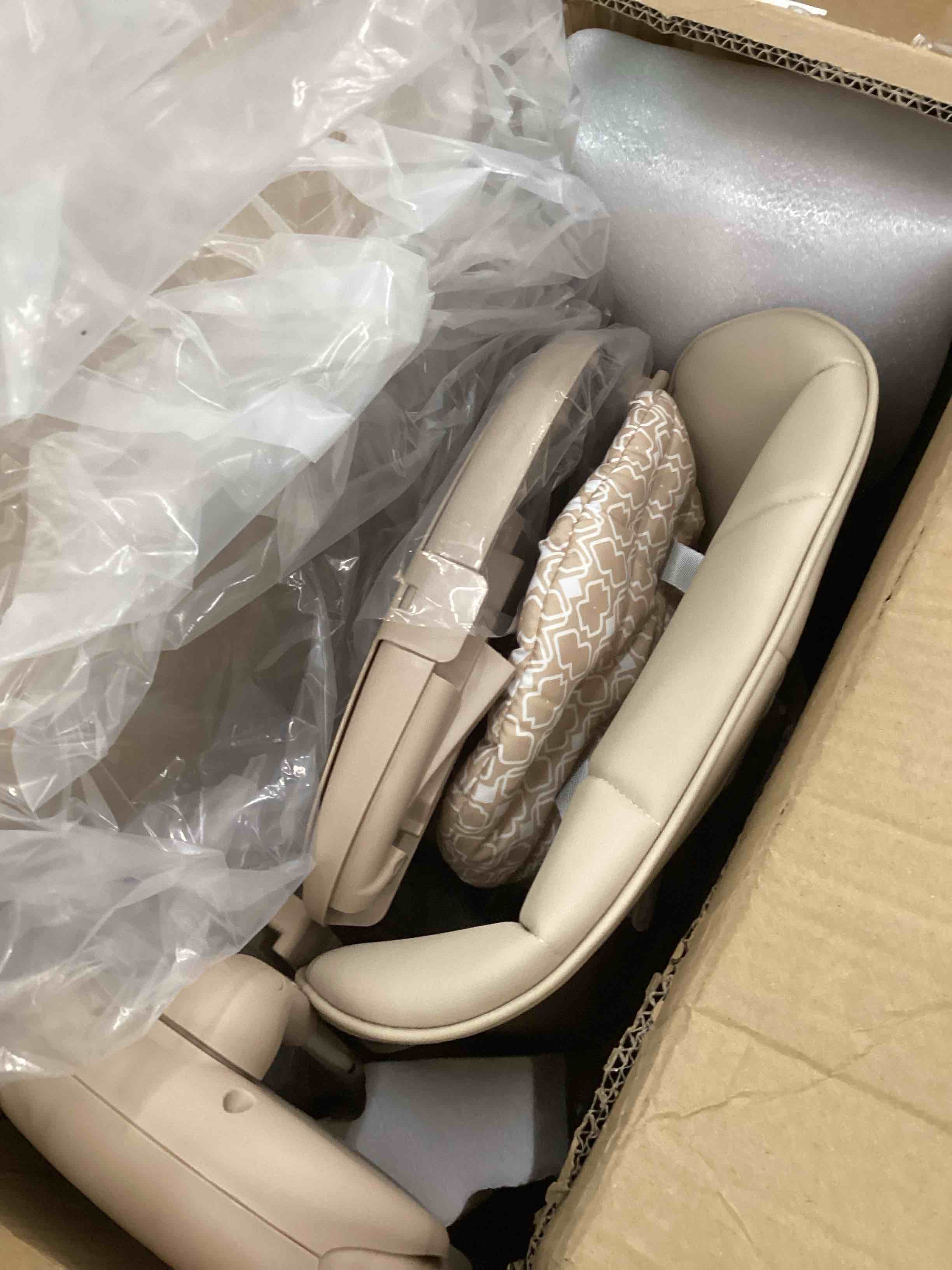 Condition photo showing Good Condition for Electric Rocking High Chair with Remote Control | 6-in-1 Smart Baby & Toddler Chair w/Auto Sway, 6-Level Height Adjust | No-Tools Fold & Machine Washable (Brown)