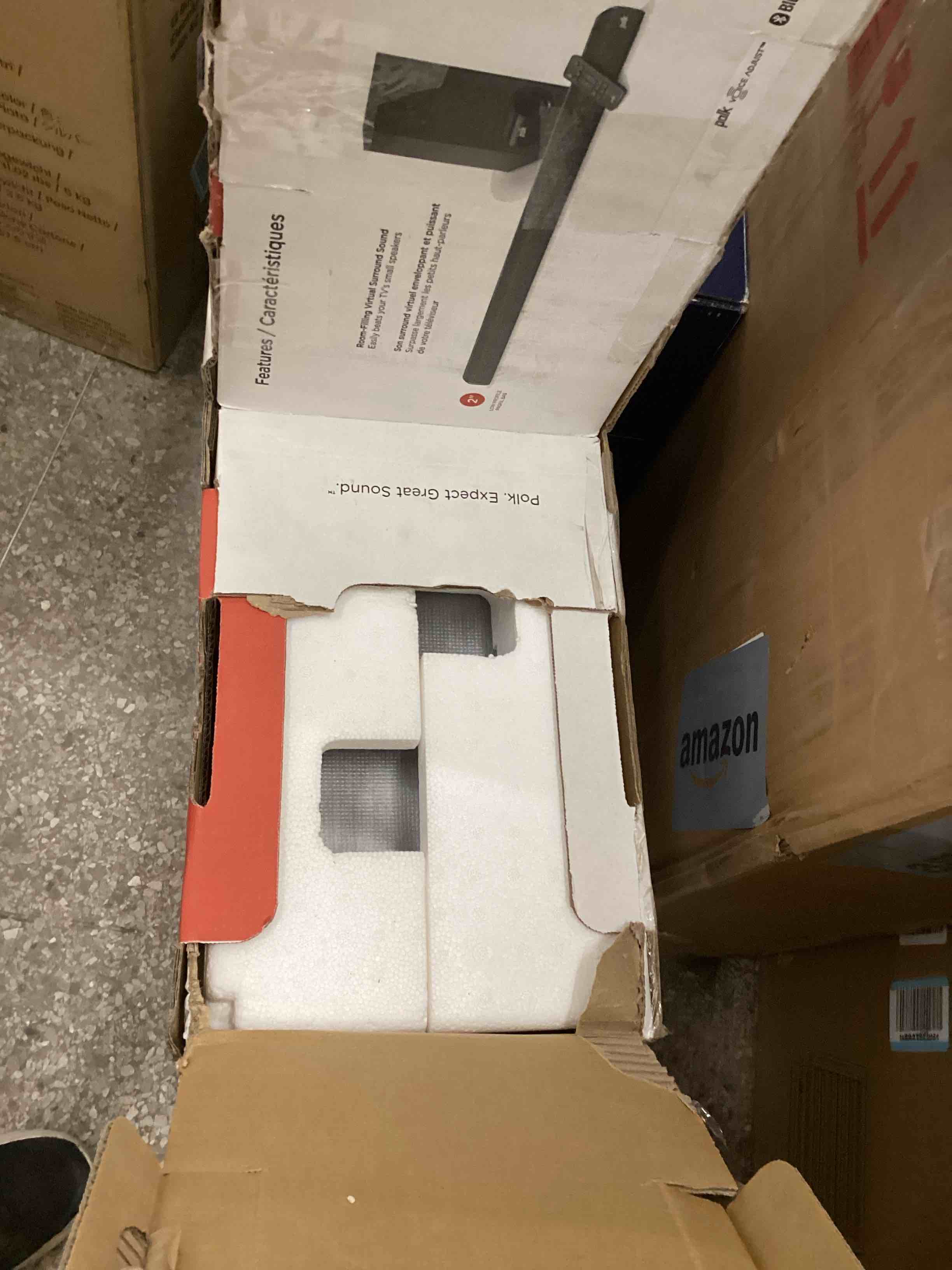 Condition photo showing Good Condition for Polk Audio Signa S3 Sound Bar for TV & Wireless Subwoofer with Built-in Chromecast & Google Assistant, Low-Profile Design, Works with 8K, 4K & HD TVs, Bluetooth and Wireless Streaming S3 Soundbar + Subwoofer