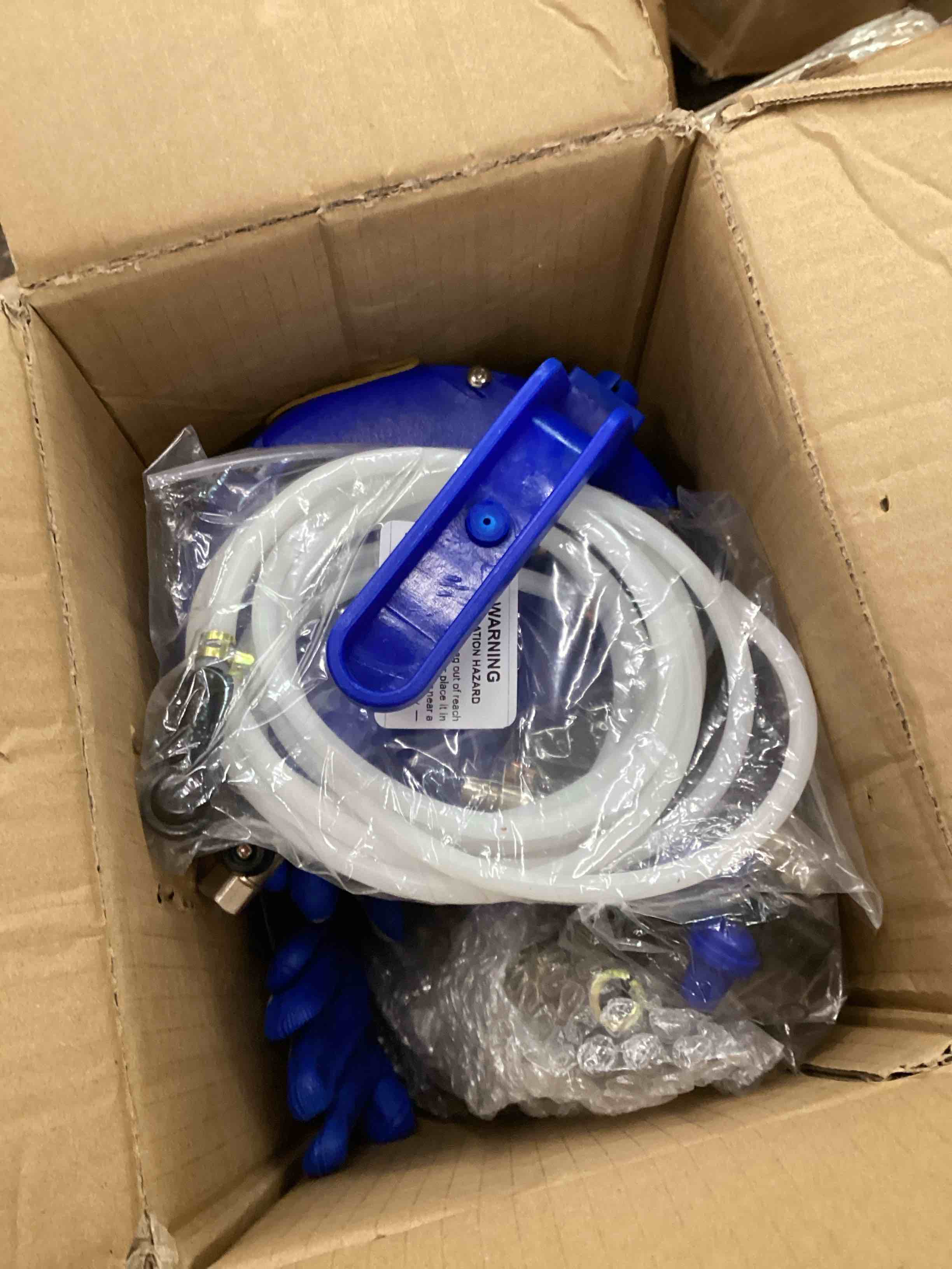 Condition photo showing Good Condition for Orion Motor Tech 3L Vacuum Brake Bleeder Kit, Pneumatic Brake Fluid Bleeder Kit with 3.2 qt Brake Fluid Extractor 1L Refilling Bottle 18 Adapters, One Person Brake Bleed Fluid Pump Brake Bleeding Tool