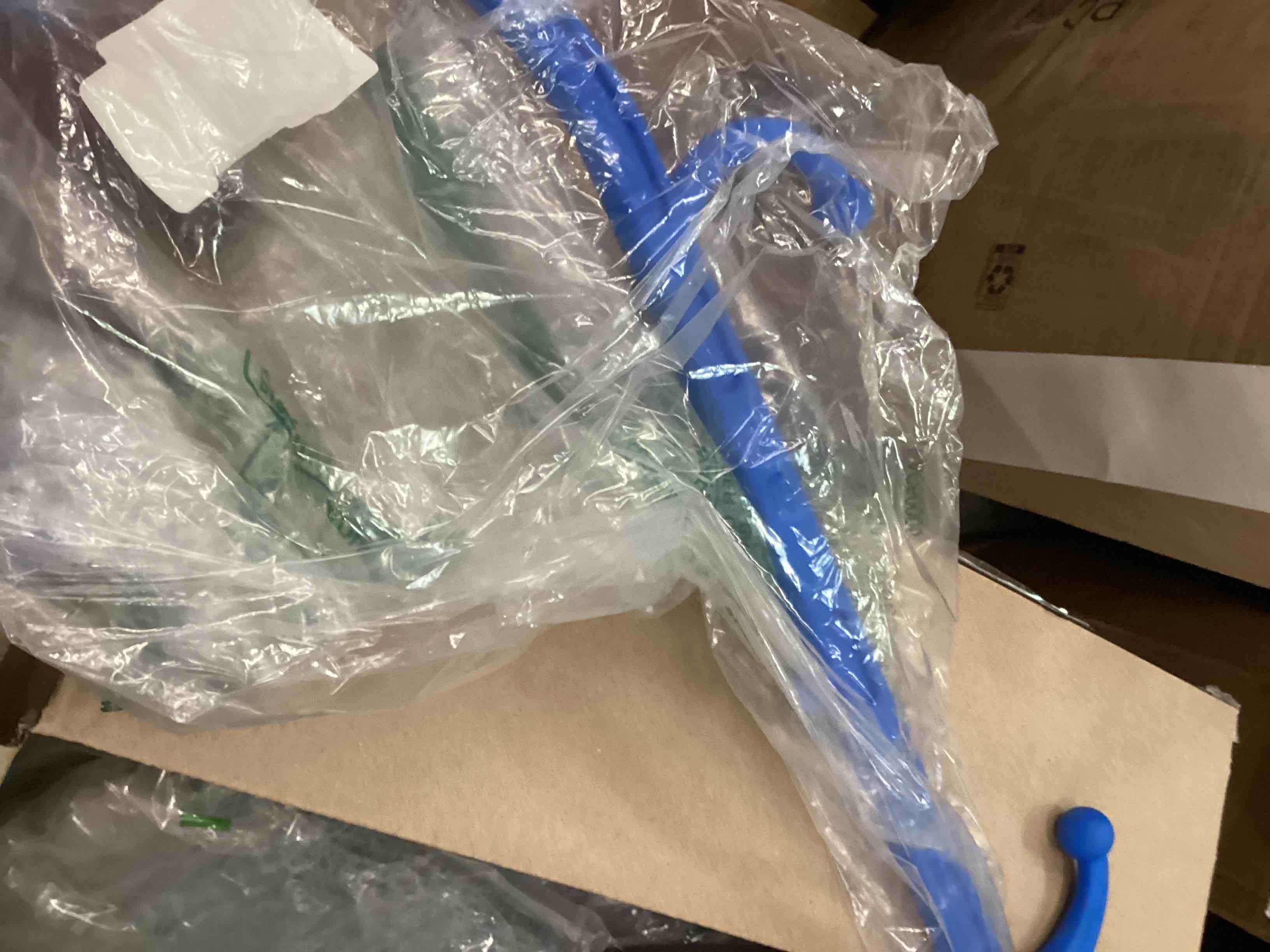 Condition photo showing Good Condition for LiBa Back and Neck Massager - Trigger Point Massage Tools for Pain Relief and Manual Massage Hook Therapy Handheld Back Neck Shoulder Massager Blue - Gift for Women & Men A. Blue