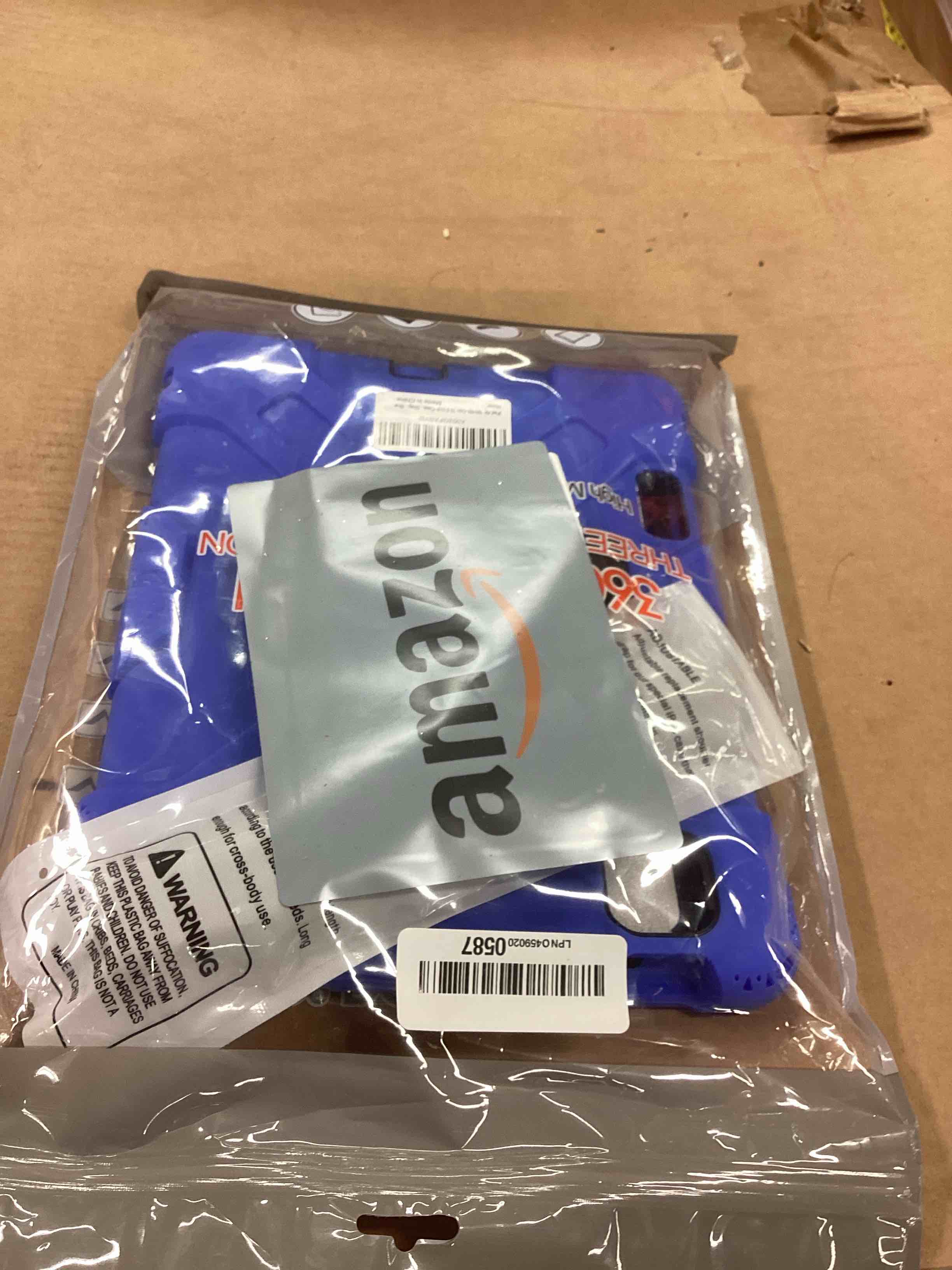 Condition photo showing Brand New for Case for iPad Air 11 M3 2025 & M2 2024: Cover for iPad Air 5th & 4th Generation 10.9 Inch (2020/2022) with Screen Protector- Stand- Handle- Shoulder Strap- Pencil Holder-Black+Blue iPad Air 11 7th/6th/5th/4th Generation Black+Blue
