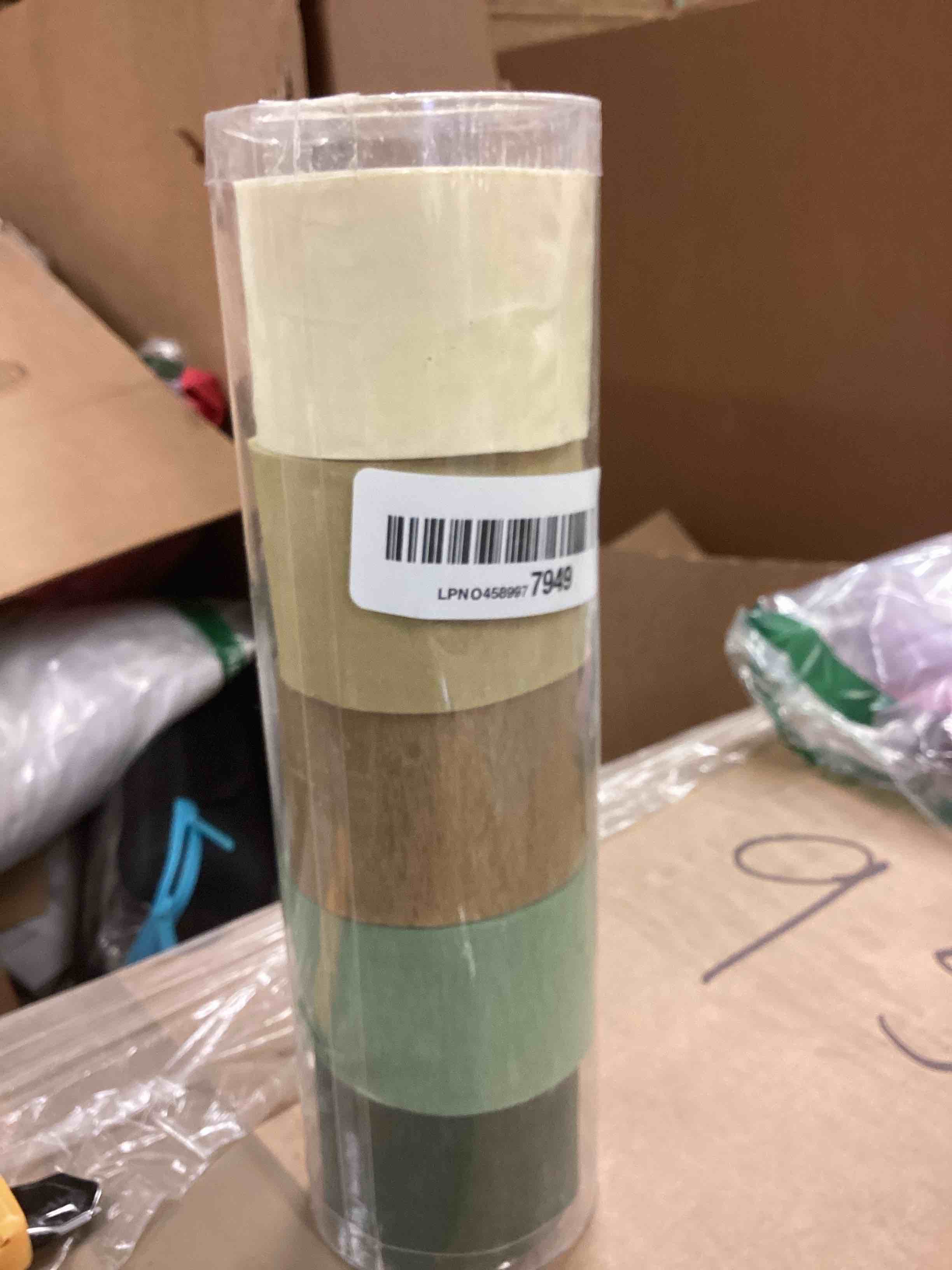 Condition photo showing Brand New for Sage Green Gold Crepe Paper Streamers Birthday Party Decorations(5 Rolls) for Baby Shower, Camp Bachelorette, Bridal Shower, Wedding, Engagement Safari Woodland Boho Party Decor 1- Sage Green & Gold