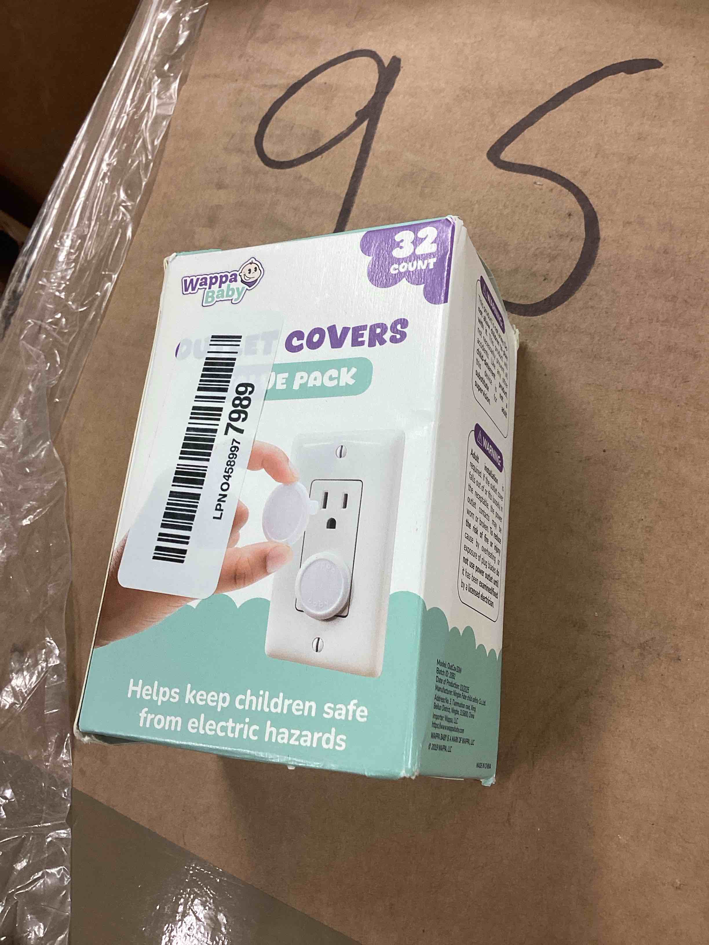 Condition photo showing Brand New for Outlet Covers Baby Proofing (32 Pack) By Wappa Baby | Safe & Secure Electric Plug Protectors | Sturdy Childproof Socket Covers For Home & Office | Easy Installation | Protect Toddlers & Babies | White 32 Count (Pack of 1)