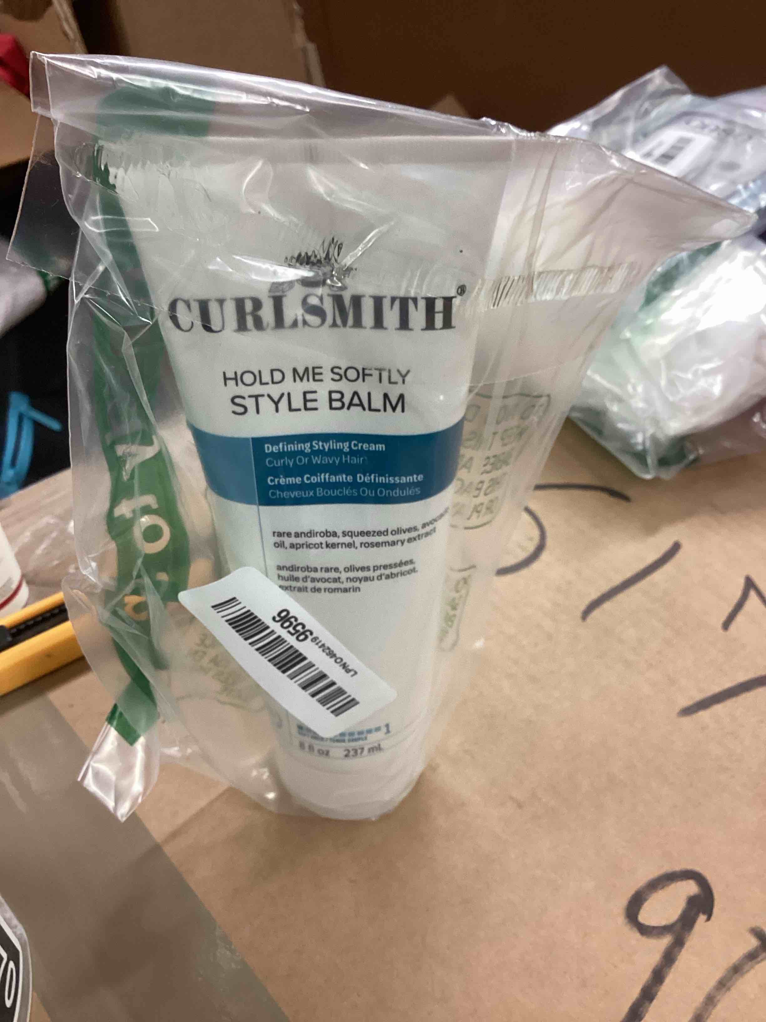 Condition photo showing Brand New for CURLSMITH Hold Me Softly Style Balm - Curl Enhancing, Soft Hold Curl Cream, Lightweight, No Crunch Curl Cream, For All Curl Types, Vegan & Cruelty Free 8 Fl Oz (Pack of 1)