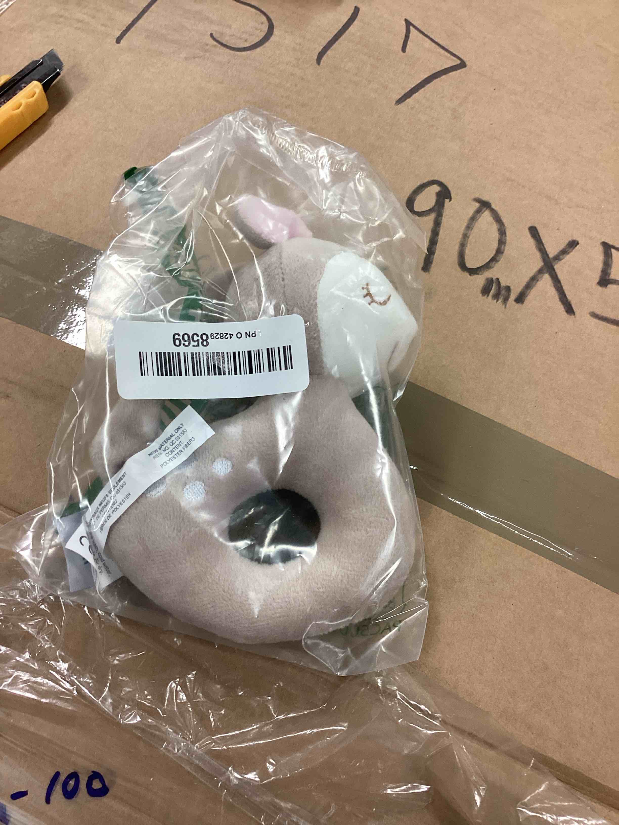 Condition photo showing Brand New for Mary Meyer Baby Rattle, Itsy Glitzy Fawn