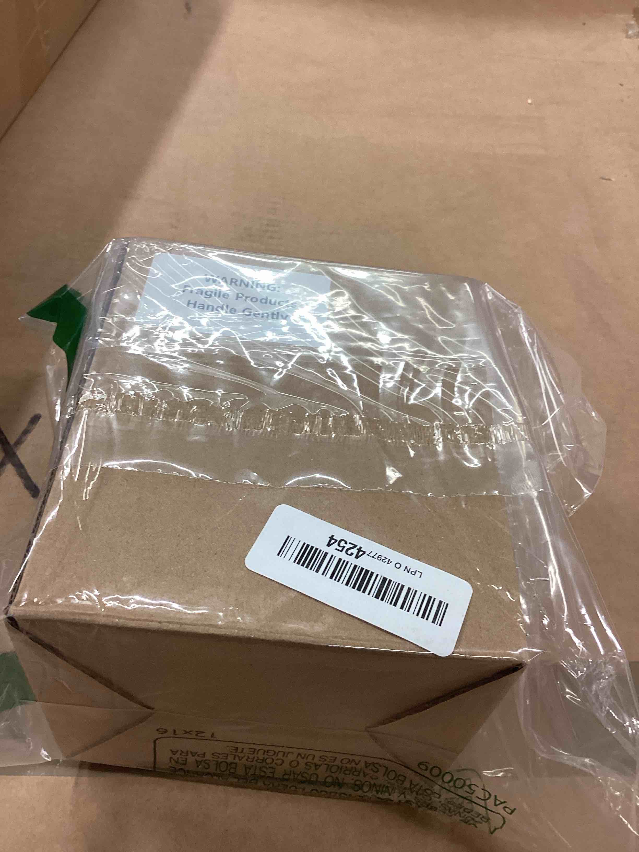 Condition photo showing Good Condition for Vesici Acrylic Tips Jar for Bartender, 6 x 4 x 5 Inch, Wall Mounted Tip Box Bucket Plastic Donation Raffle Cash Box for Bartender Bars Restaurants Musicians Driver Money Storage(Gold)