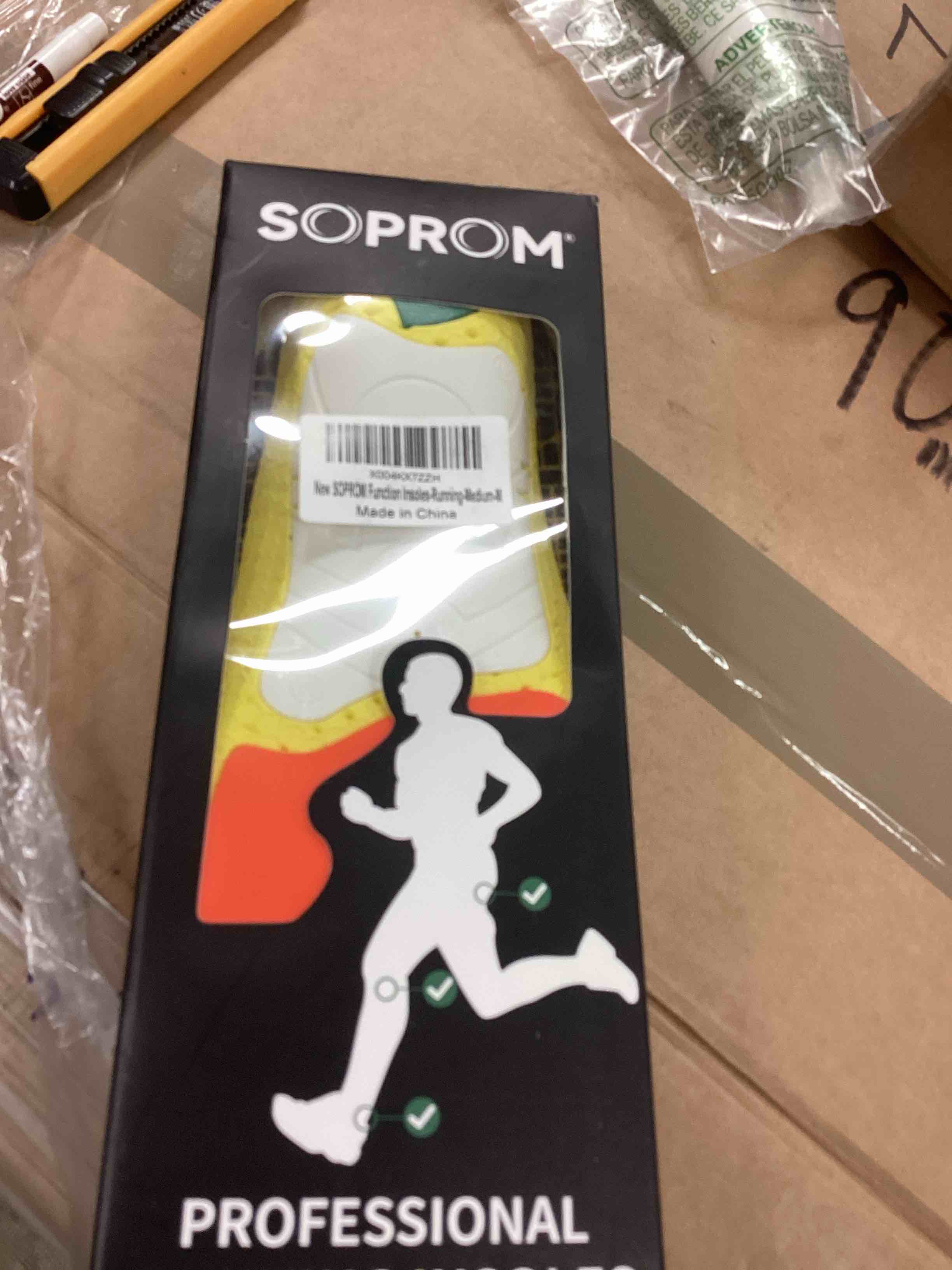 Condition photo showing Brand New for Running Shoes Insoles with Low/Medium/High Arch Support Inserts for Men & Women Runners-Medium Arch,Medium M (Mens 7-8.5 / Womens 8.5-10) Medium Arch