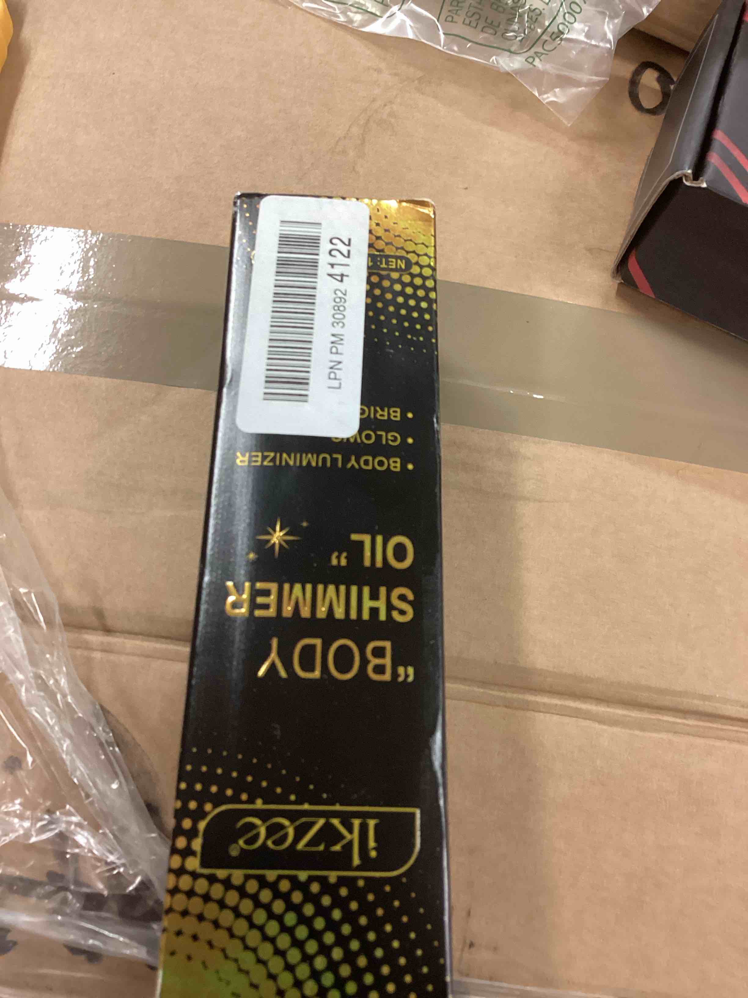 Condition photo showing Brand New for Body Shimmer Oil 100ml, Long Lasting Moisturizing Face & Body Luminizer, Waterproof Liquid Illuminator, Shimmer Glitter Oil Highlighter (#04 Golden Brown)