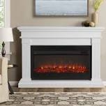 60” electric fireplace with mantel ( incomplete one box of two only)