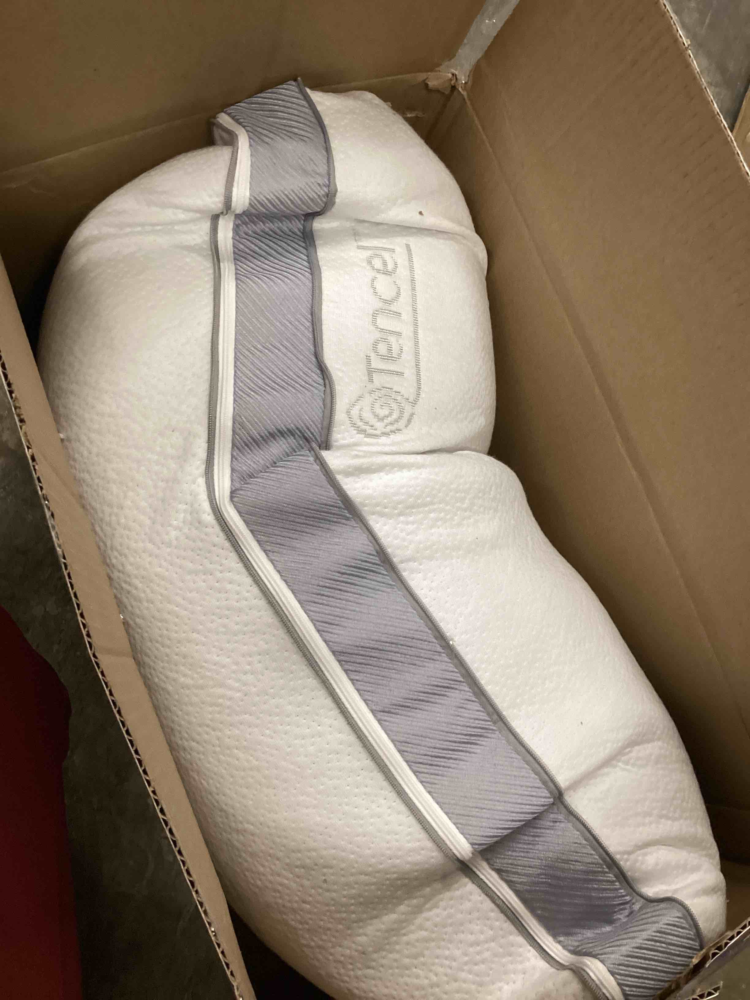 Condition photo showing As Is for Gel Memory Foam Firm Cooling Pillow King 