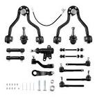 4wd front upper control arms suspension kits fit for cadillac escalade 1999-2000, fit for chevy/gmc k1500 k2500 & k1500/k2500 suburban 1995-1999, tahoe 1995-2000, 15pcs w/idler arm kit