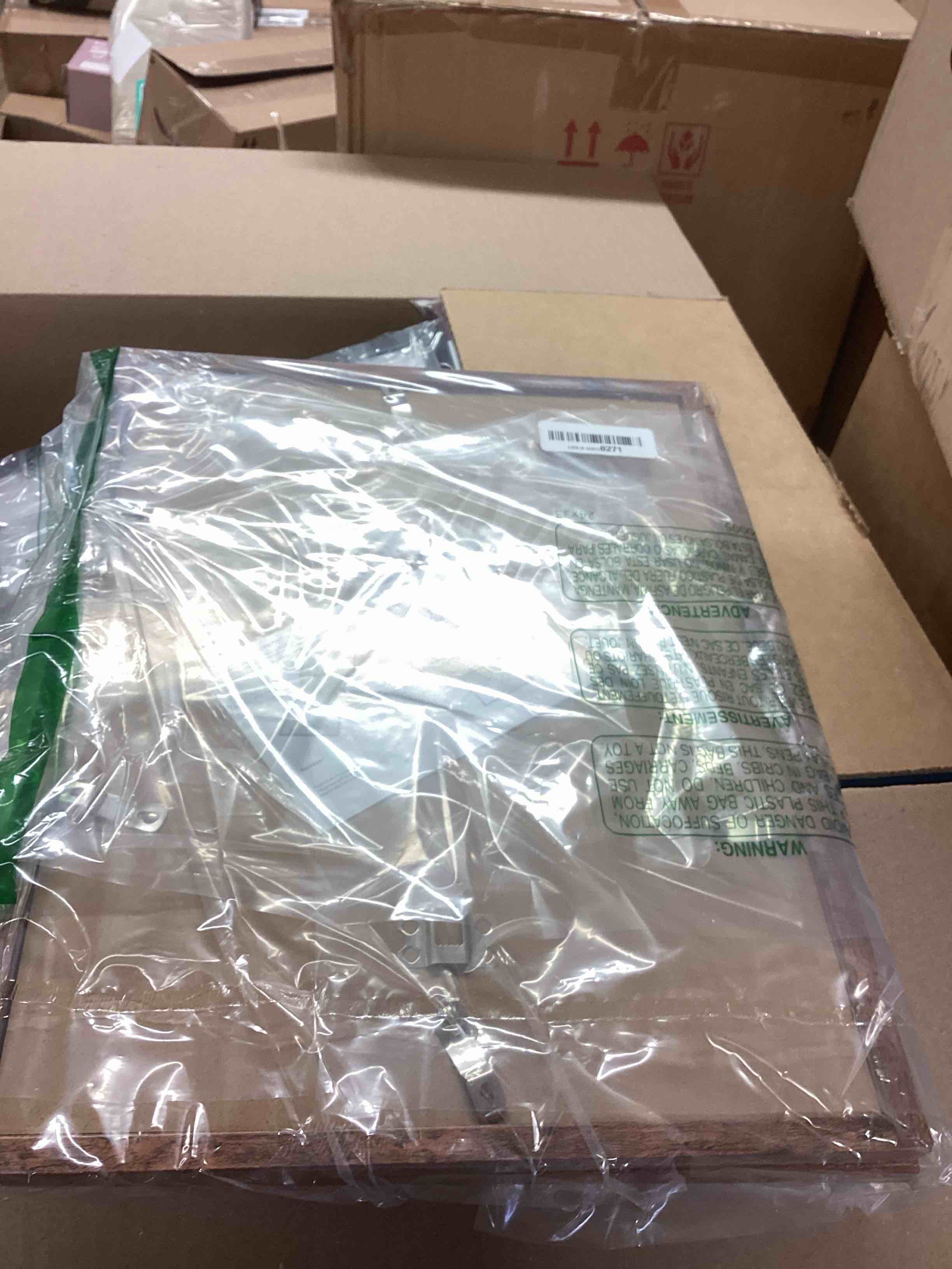 Condition photo showing New/Like New for Wood 12x16 Picture Frame with 11x14 Mat Deep Brown, Display 11x14 with Mat or 12x16 Without Mat, Wood 12 by 16 Photo Frame, 12 x 16 Frame for Wall Hanging Display, Deep Brown Deep Brown 1