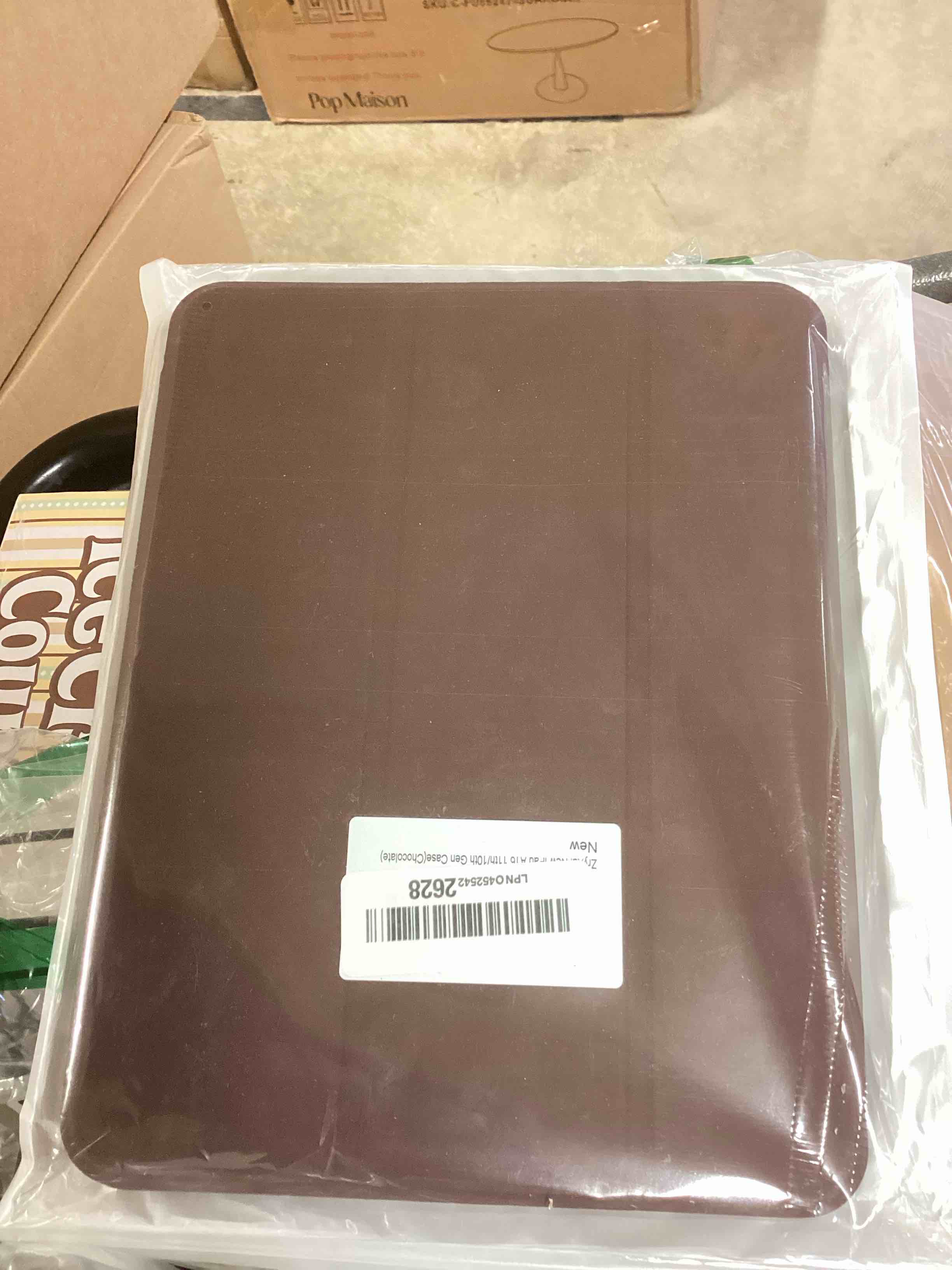 Condition photo showing New/Like New for ZryXal iPad (A16) Case/iPad 10th Generation Case [11-Inch 2025/10.9 Inch 2022] with Pencil Holder, Smart Cover with Soft TPU Back [Support Auto Wake/Sleep] (Chocolate)