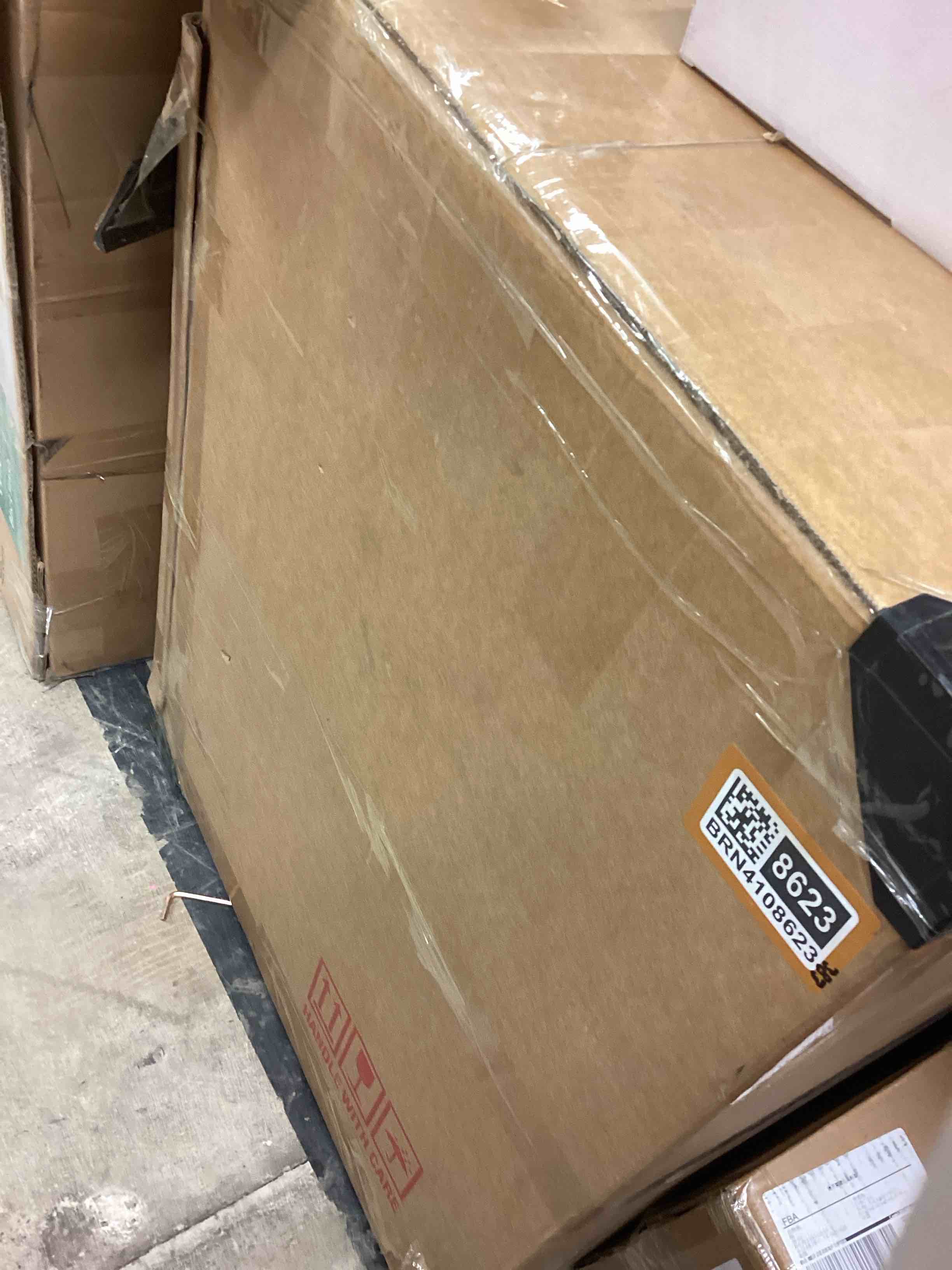 (only the base) Round Hourglass shaped pedestal dun, brown 