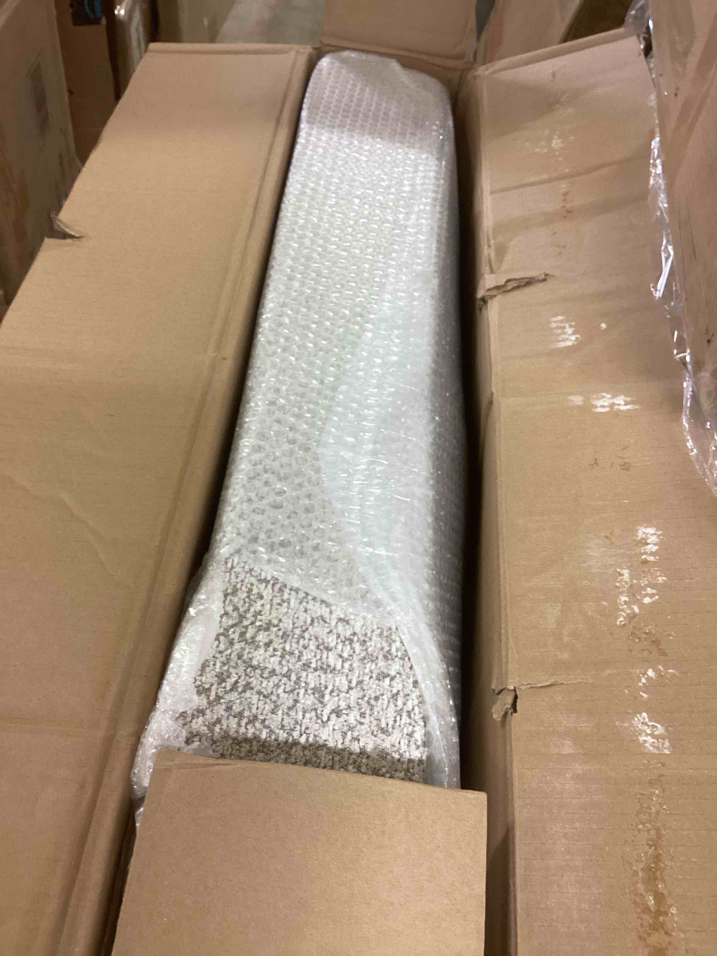 Condition photo showing Good Condition for sectional sofa, incomplete one box only 