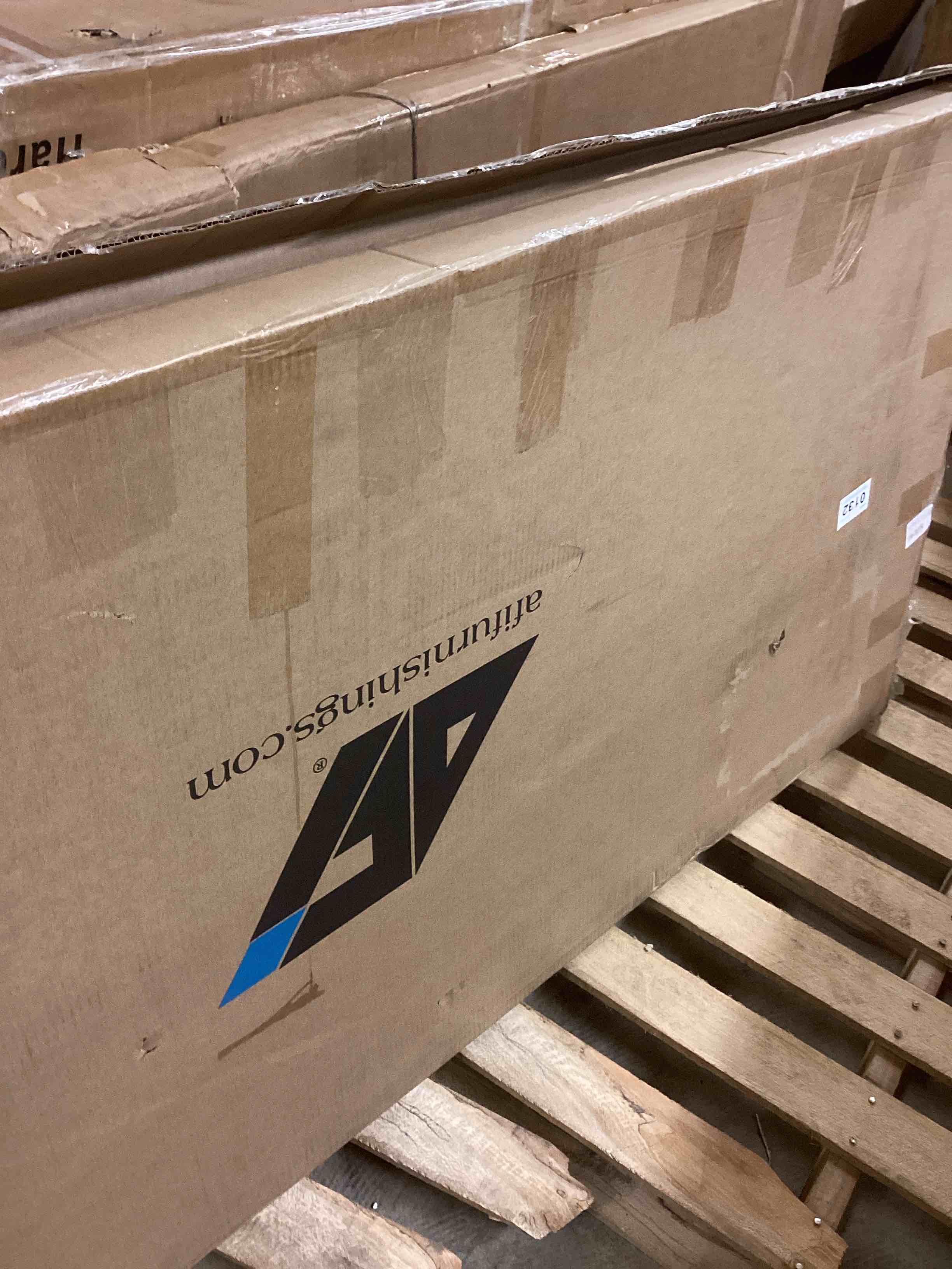 Condition photo showing New/Like New for AFI, Richmond Queen Foundation Bed with Matching Footboard, White ( incomplete one box only)(headboard and footboard only)