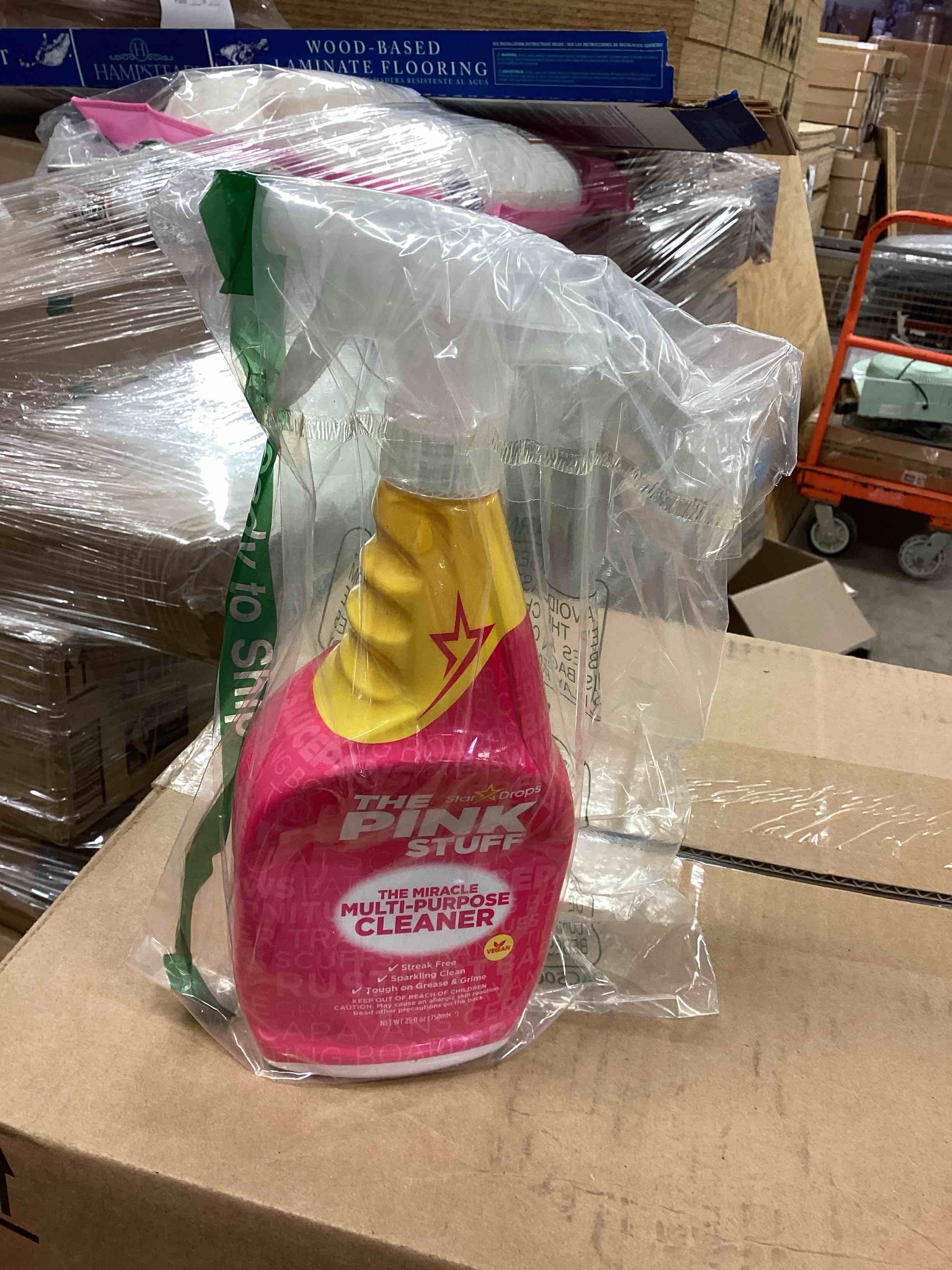 Condition photo showing New/Like New for Stardrops The Pink Stuff Miracle Multi-Purpose Cleaner – Removes Grease, Grime, and Stains on Kitchens, Bathrooms, Floors, and More, 25 fl Oz 25.36 Fl Oz (Pack of 1)