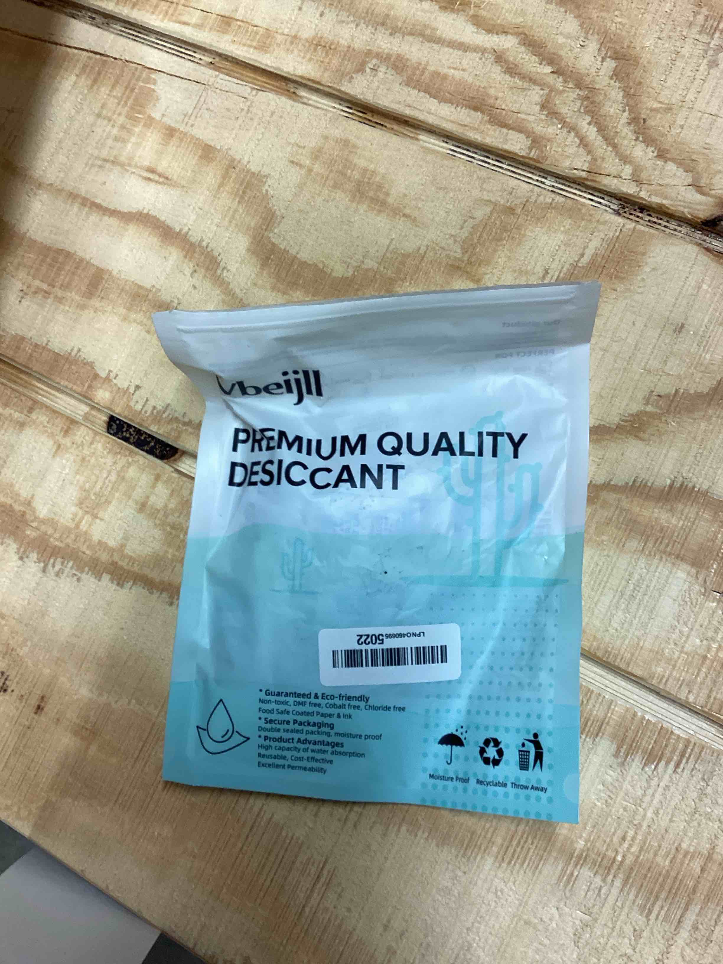 Condition photo showing New/Like New for 2 Gram (50 Pack) Color-Indicating Silica Gel Packets, Premium Food Grade Desiccant - Rechargeable Moisture Absorbers for Food Storage, Electronics, 3D Filament & Safes 2 Gram 50