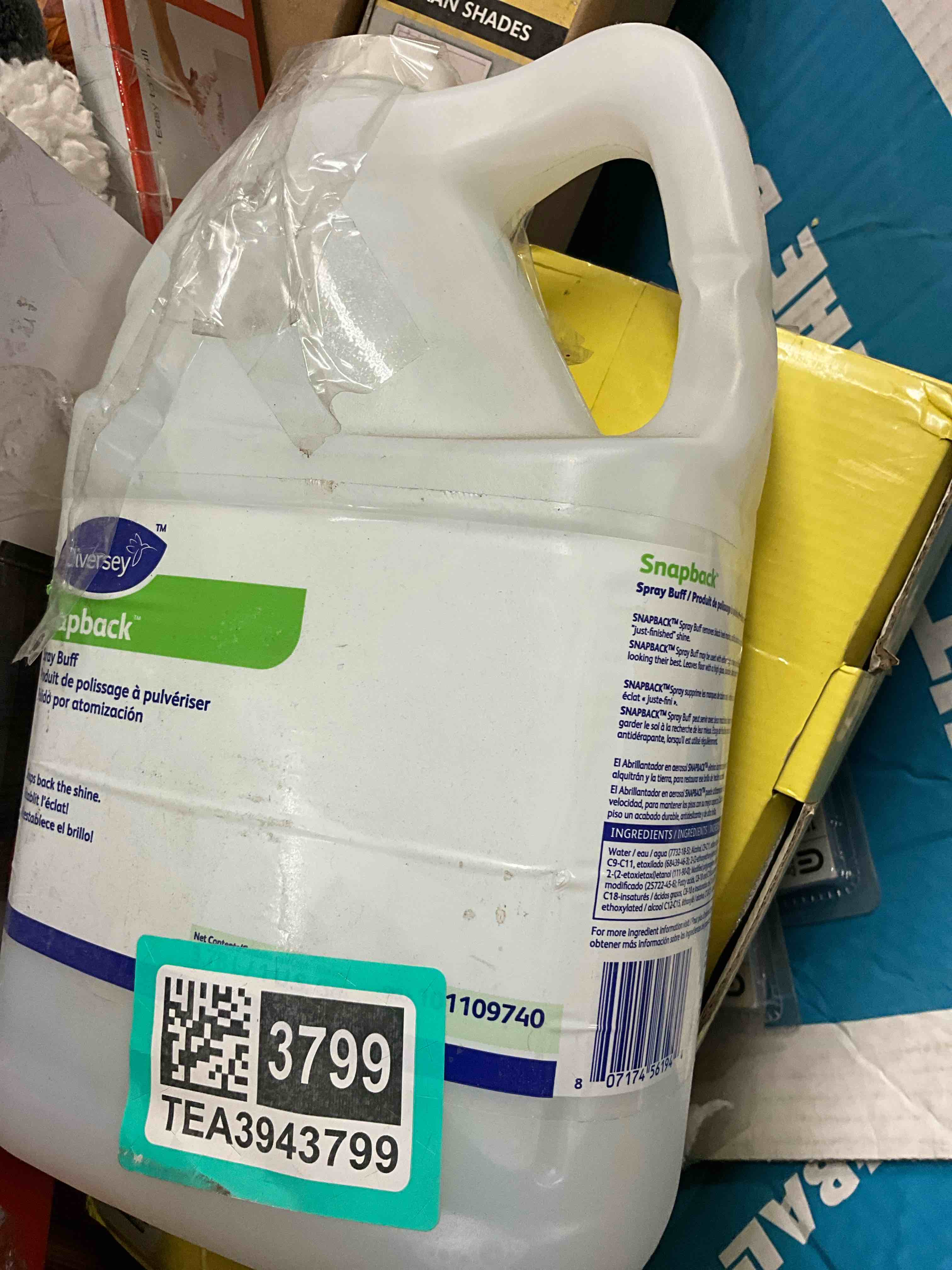 Condition photo showing Good Condition for Diversey Snapback Floor Care Maintainer, 1 Gallon, Pack Of 4 Jugs