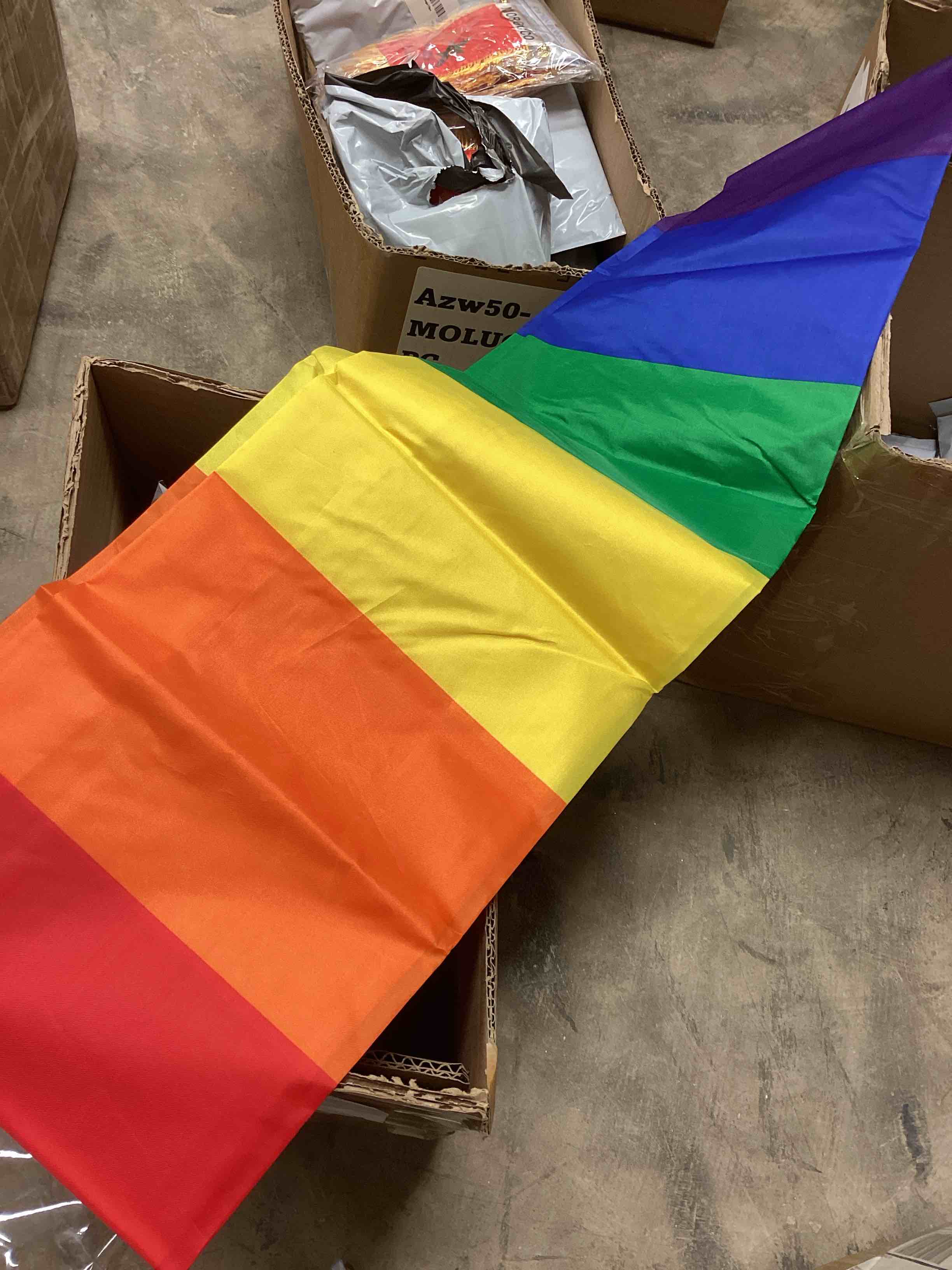 Condition photo showing New/Like New for ANJOR Gay Pride Flag - Rainbow Flags 3x5Fts