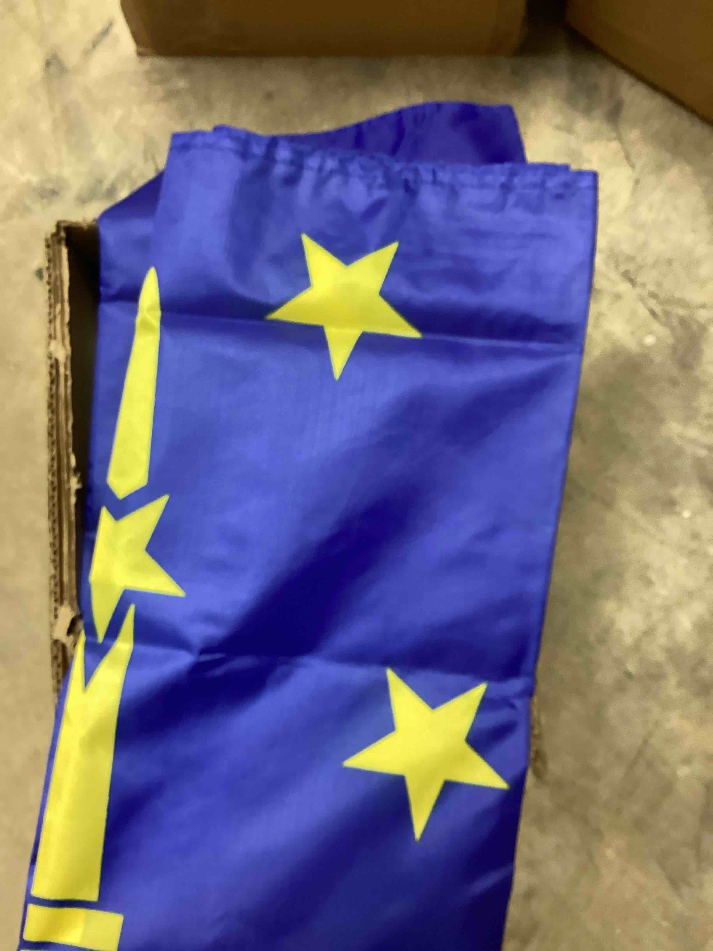 Condition photo showing New/Like New for Shop72 - American US State Indiana Flag, 3x5 ft, Two Brass Grommets, 100D Polyester Flags of 50 American States - Indiana