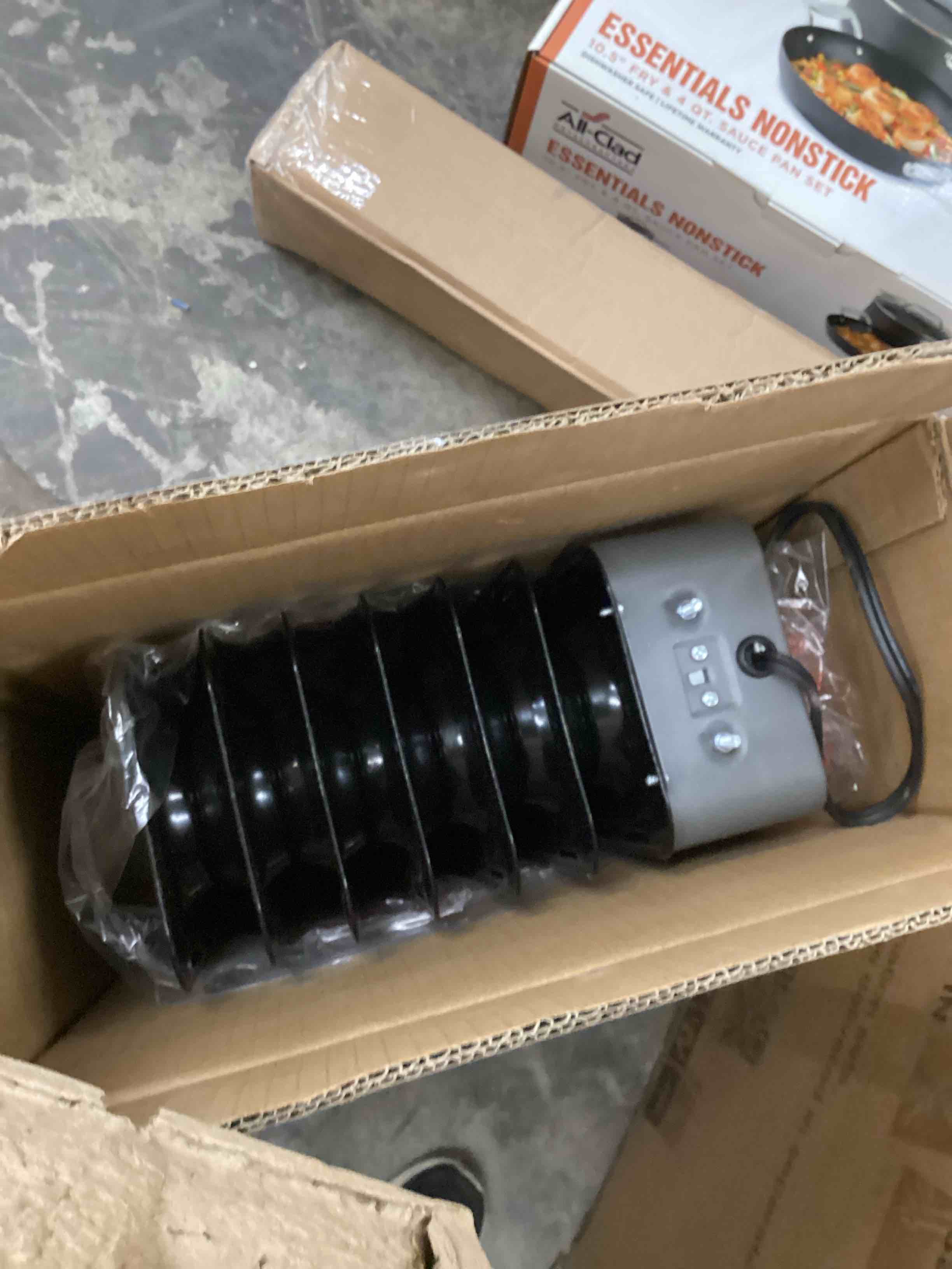 Condition photo showing item condition for pelonis oil filled radiator heater for large space, 2025 upgraded, space heaters with 1500w quiet warmth radiant heater, 3 heating modes, overheat & tip-over protection, adjustable thermostat, black upgraded black