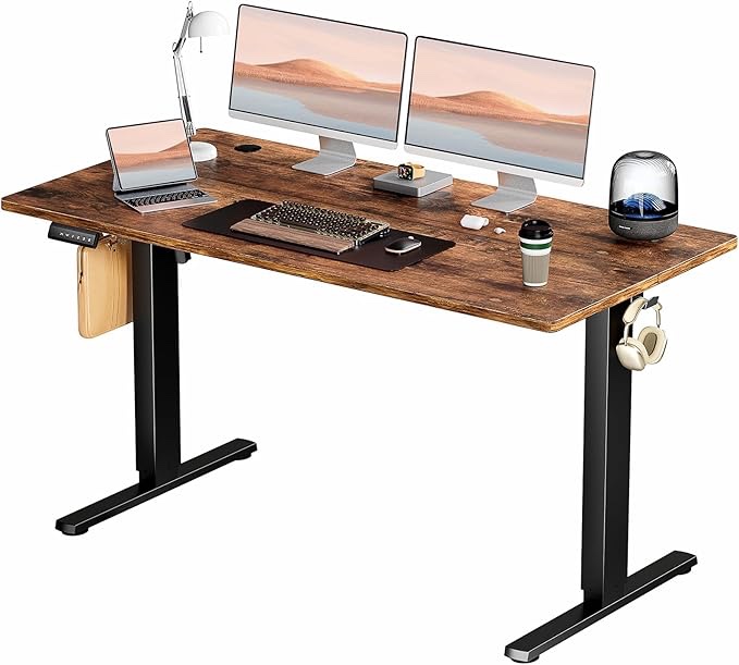 electric standing desk 55 inch & adjustable height