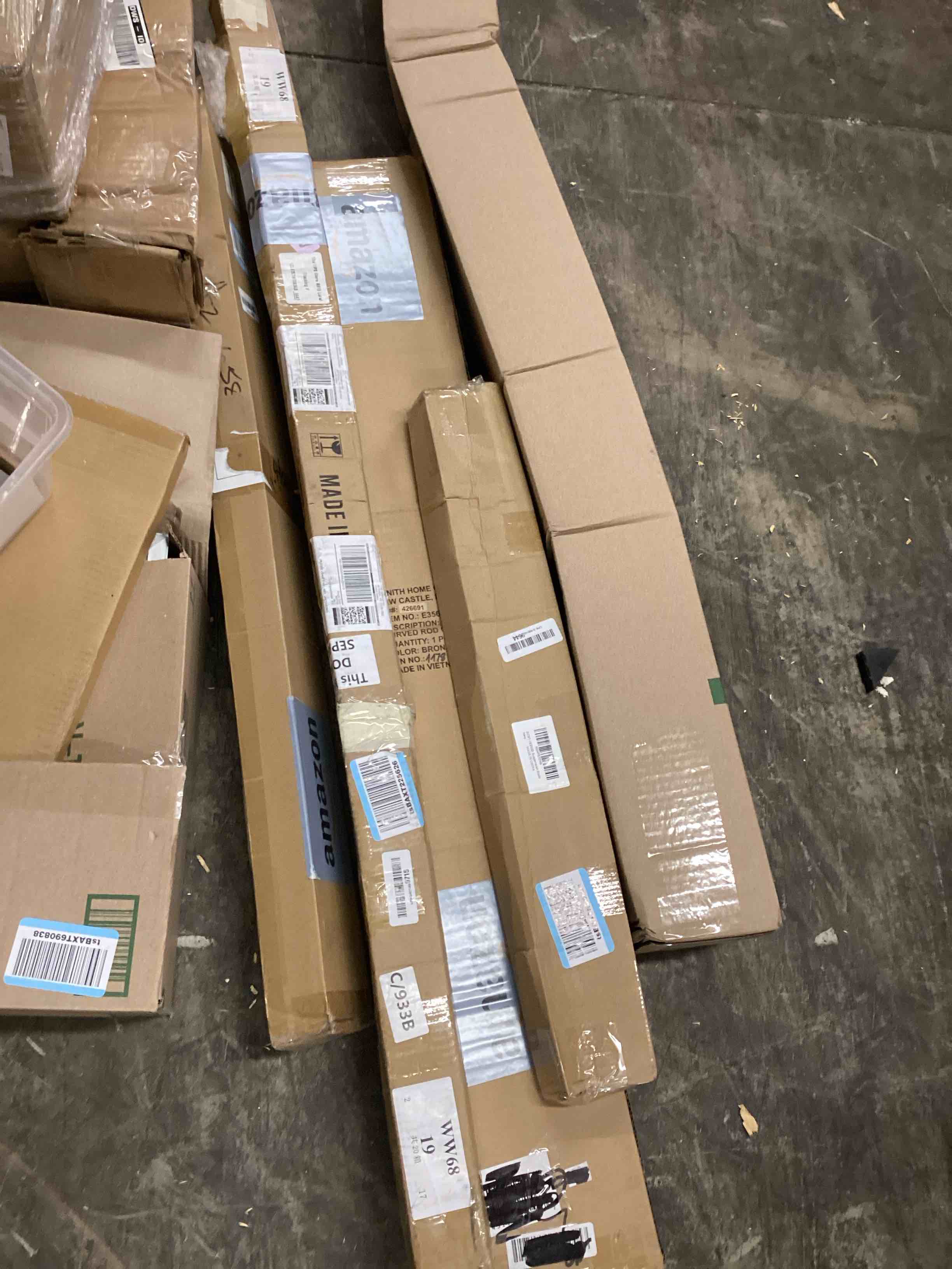 Condition photo showing As Is for Assorted Curtain Rods (Models, style, size, colors and other specifications may vary )