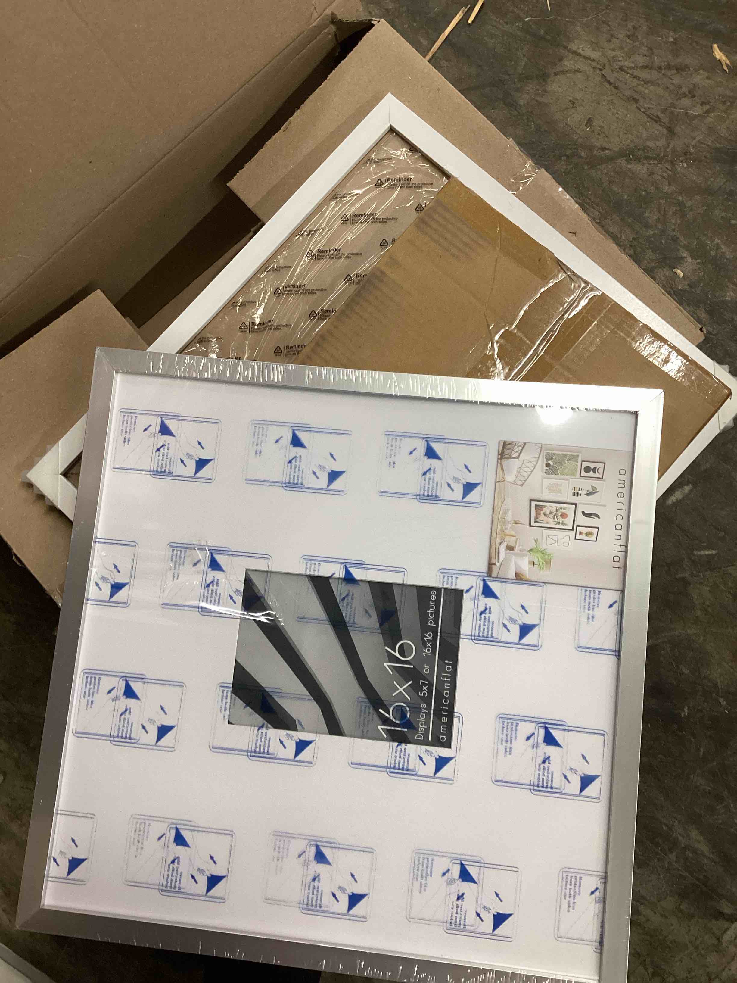 Condition photo showing As Is for Assorted of Wall Frames (Sizes Styles and color may vary) 