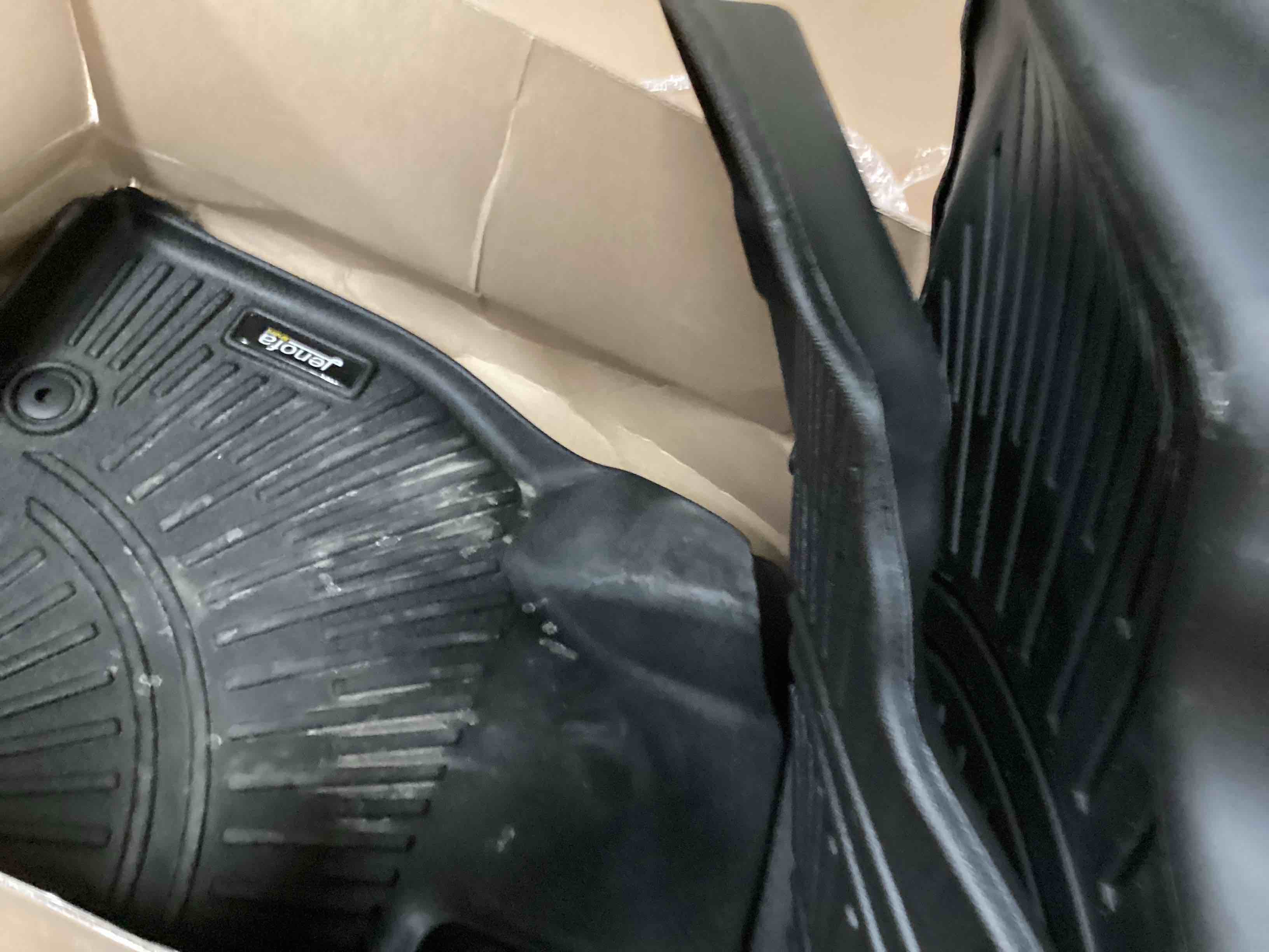 Condition photo showing As Is for Jenofa-Car Floor Mats for Mazda CX5 2013-2016 All Weather Mats Automotive Floor Liner Custom Car Mat for CX-5 2015 Non-Slip Waterproof Durable Protector Floor Liner Accessories
