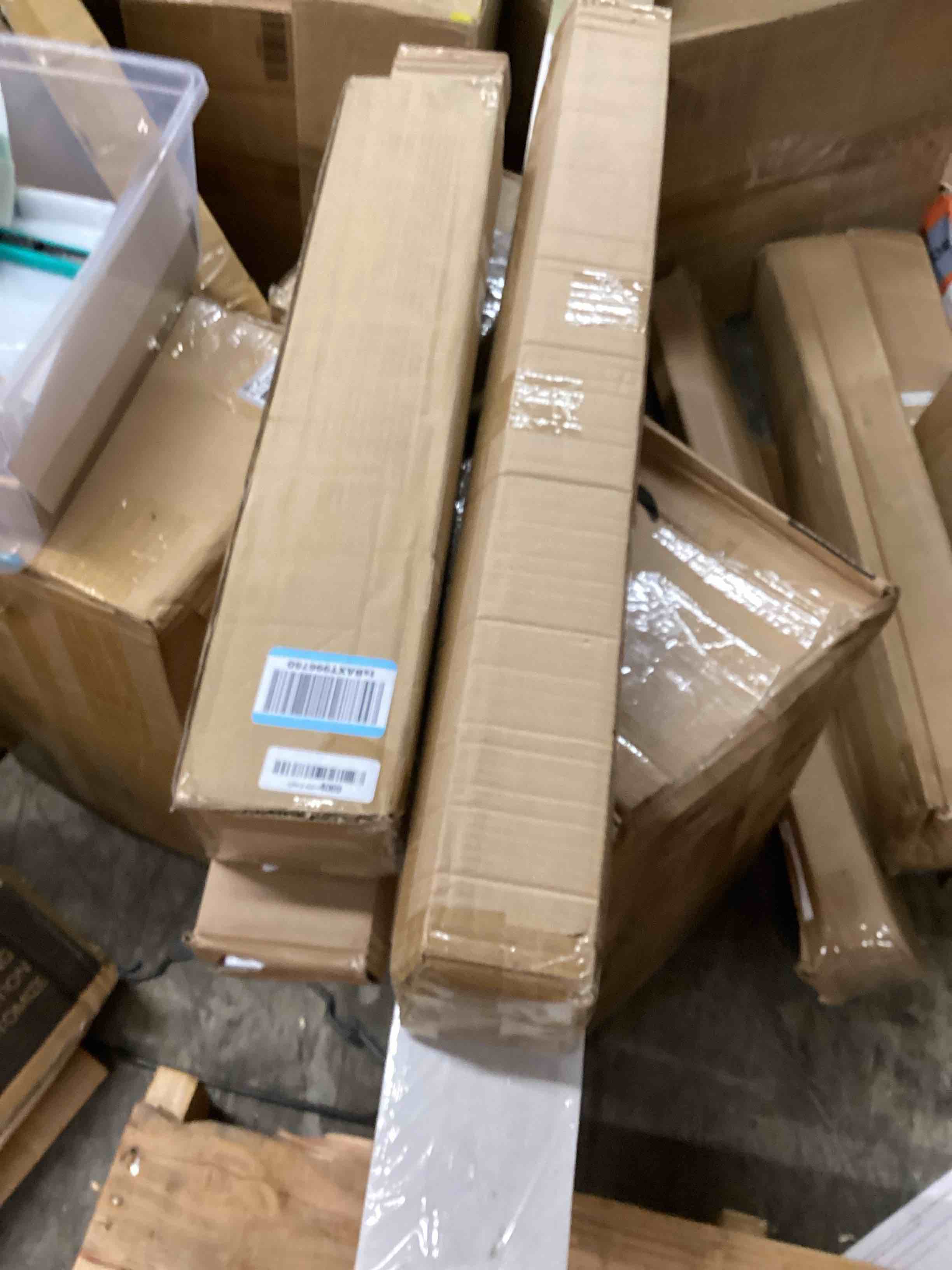 Condition photo showing As Is for Assorted Lot of Window Blinds (Standard, Cordless, Faux Wood, Roller Shades, etc.)