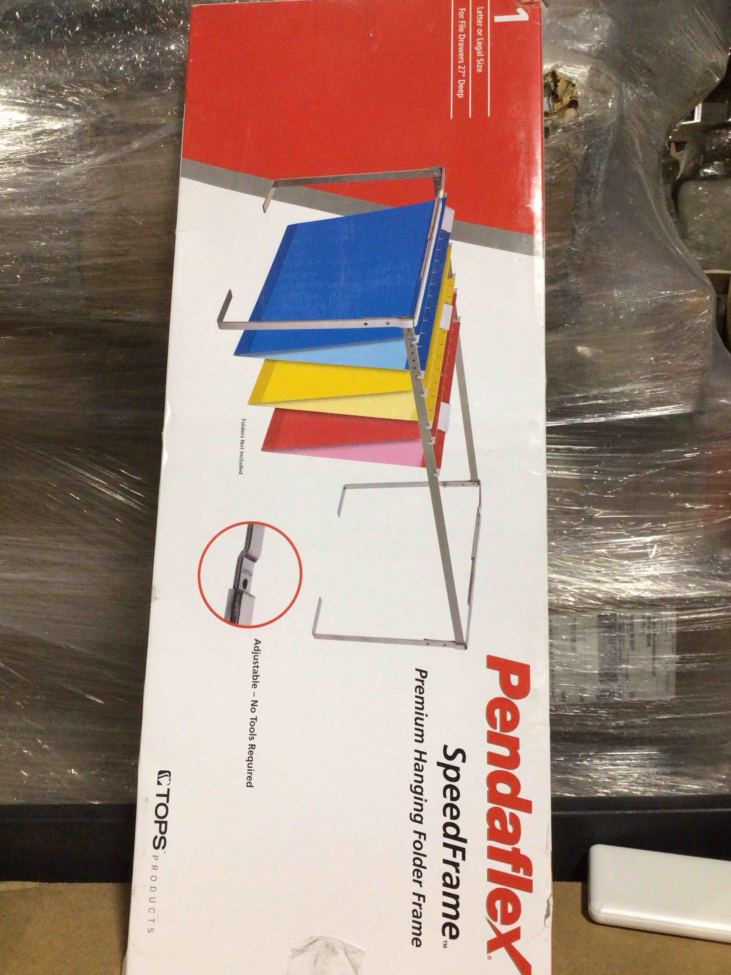 Condition photo showing New/Like New for Hanging Folder Frame  Legal/Letter Size  27  Long  Gray