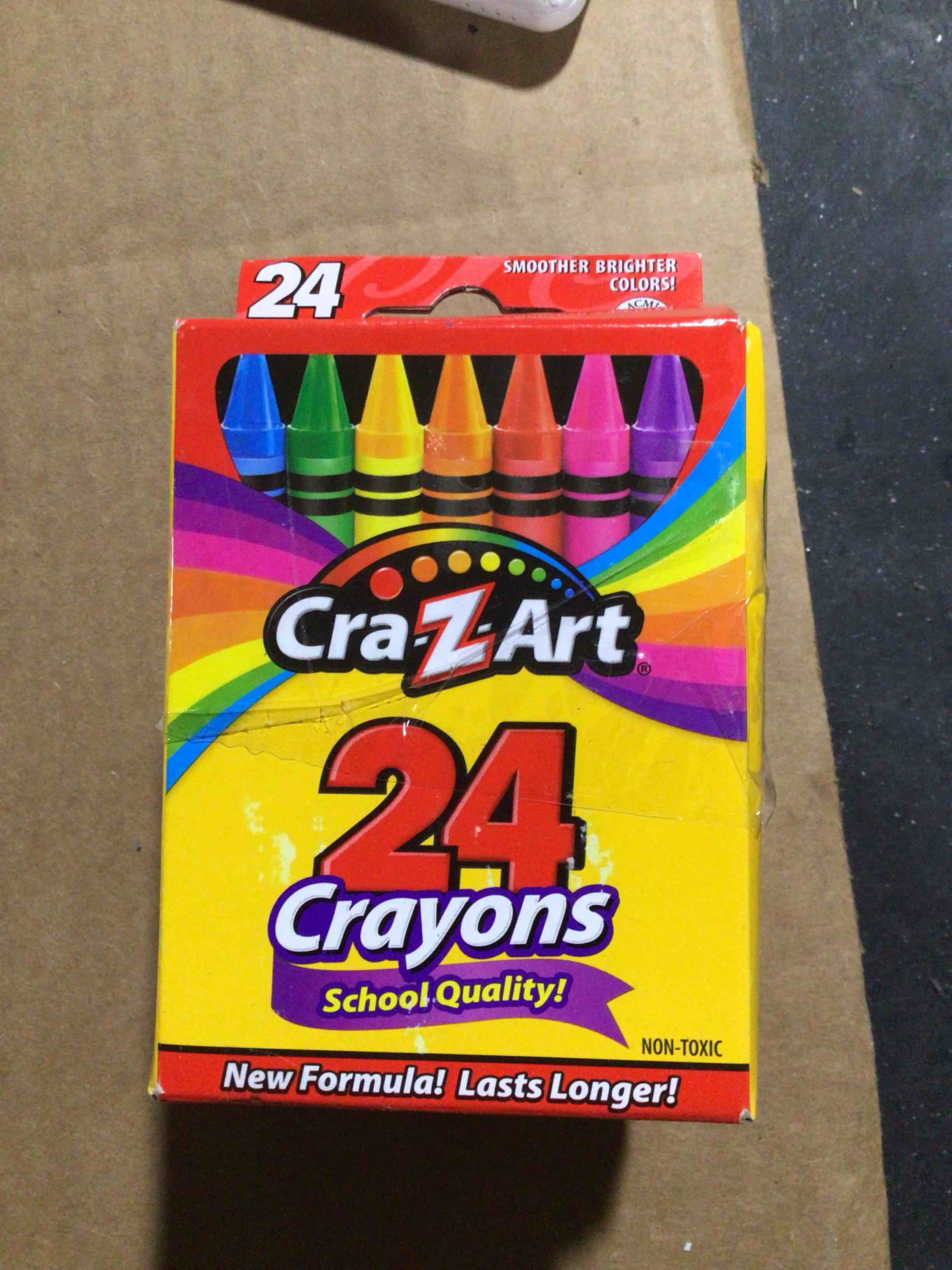 Condition photo showing New/Like New for Pack of 3 Cra-Z-Art School Quality Multicolor Crayons  24 Count  Back to School Supplies
