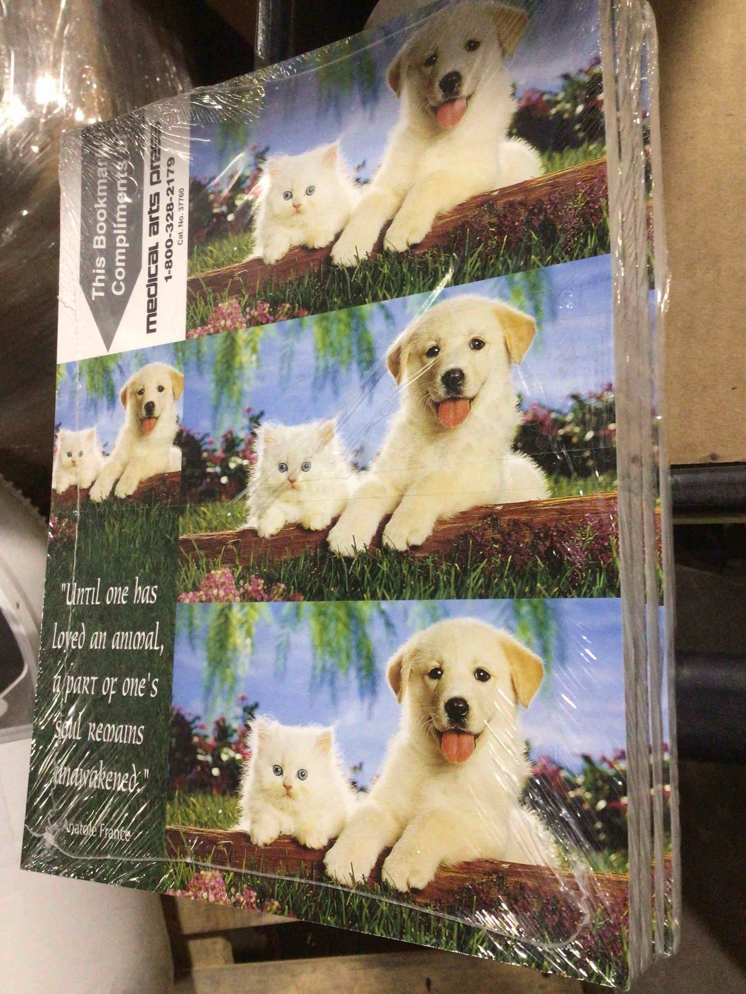 Condition photo showing New/Like New for Pack of 4 This Bookmark Compliments of Medical Arts Press