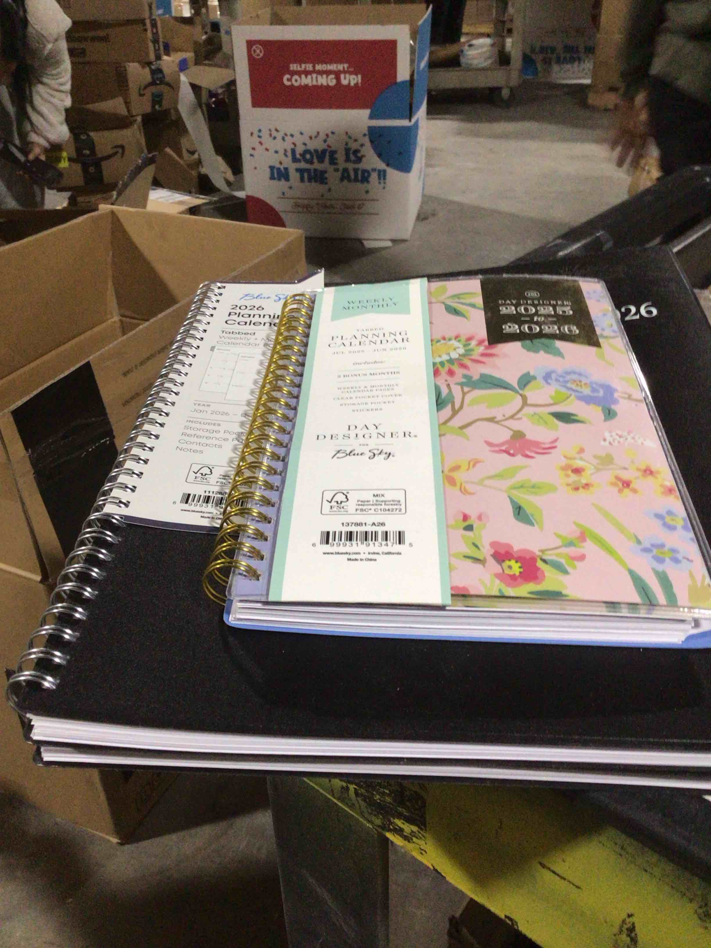 Condition photo showing New/Like New for Pack of 3 2026 Blue Sky Monthly Planner 8-1/2 x 11 Enterprise January To December 111288