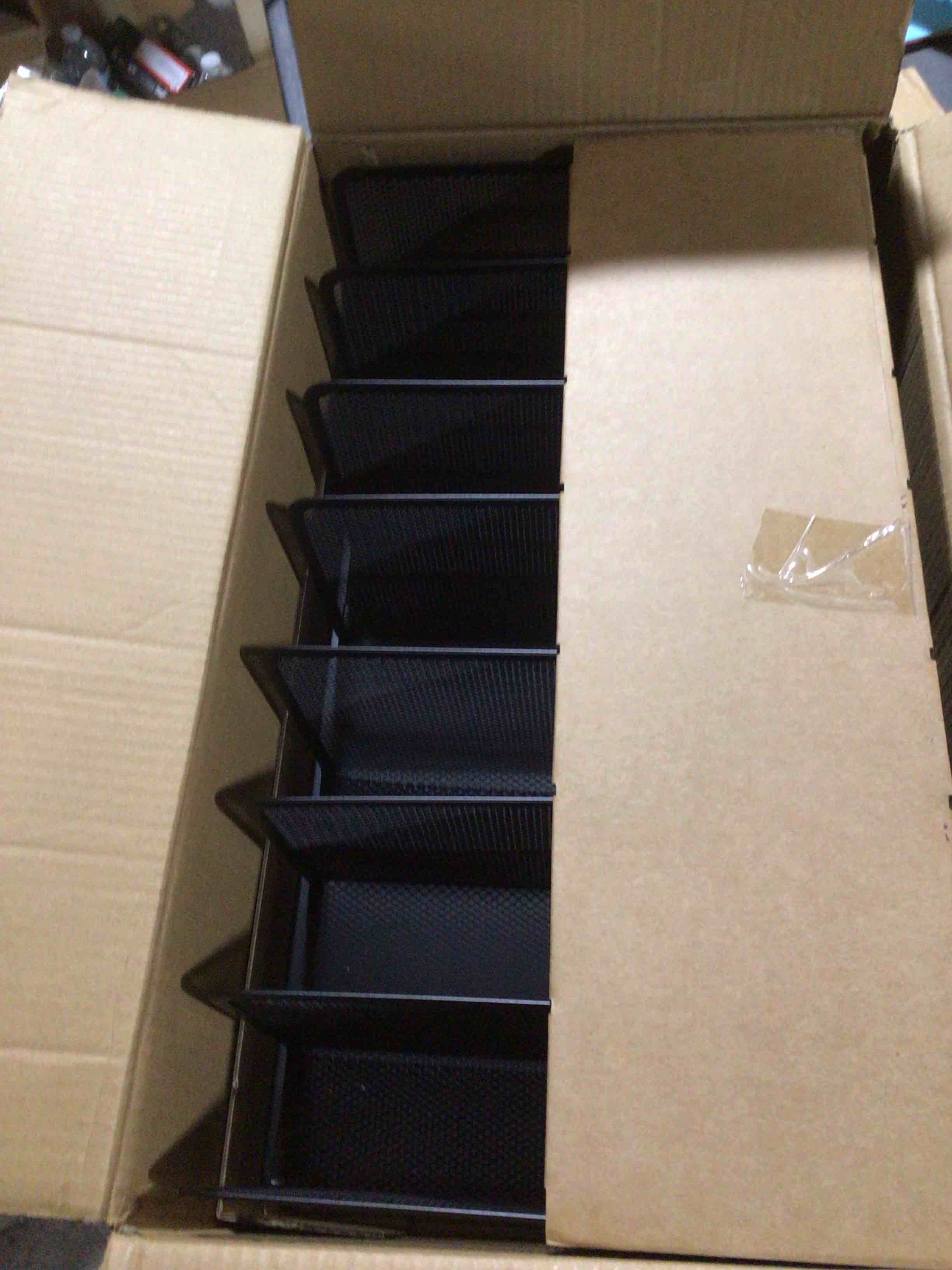 Condition photo showing New/Like New for Staples TRU RED 7-Compartment Wire Mesh File Organizer TR57552-CC