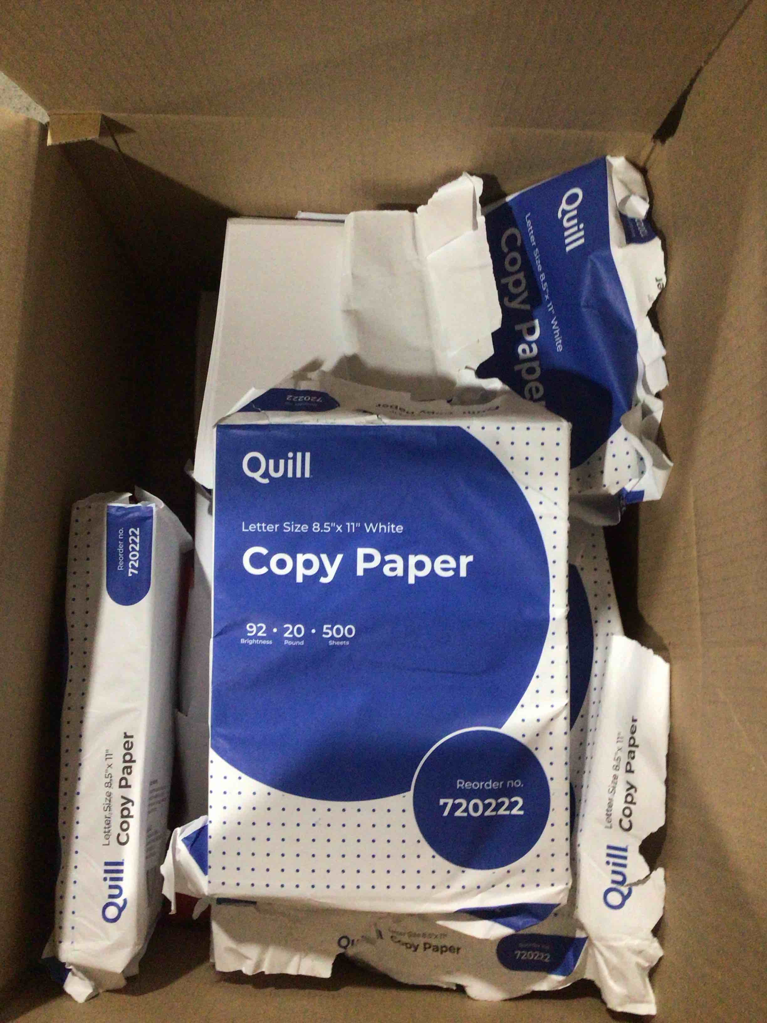Assortment of copy paper 