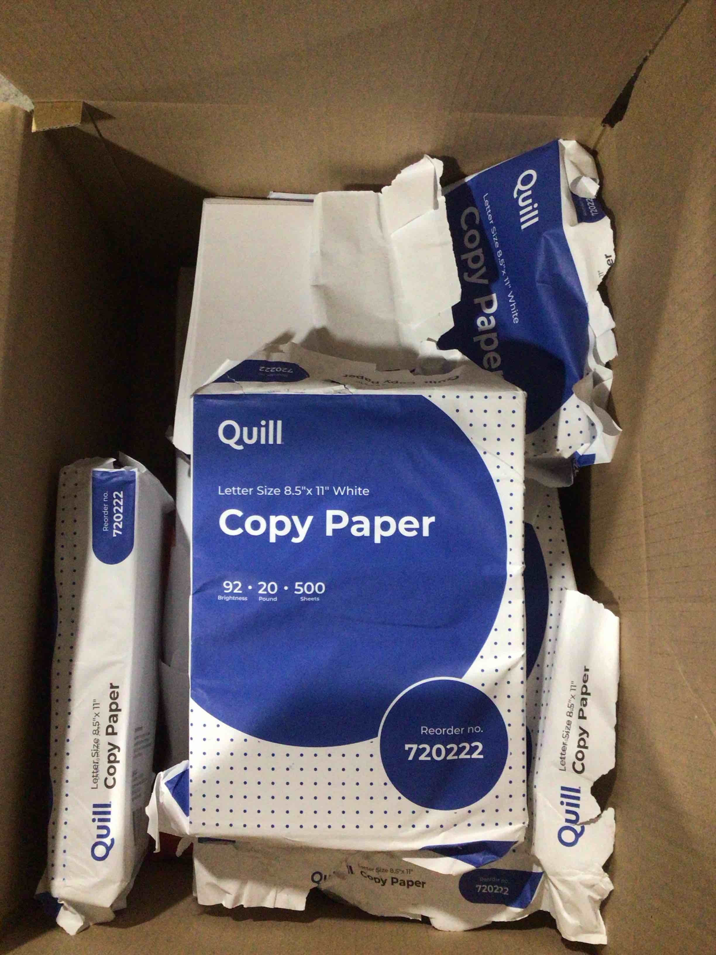 Condition photo showing Good Condition for Assortment of copy paper 