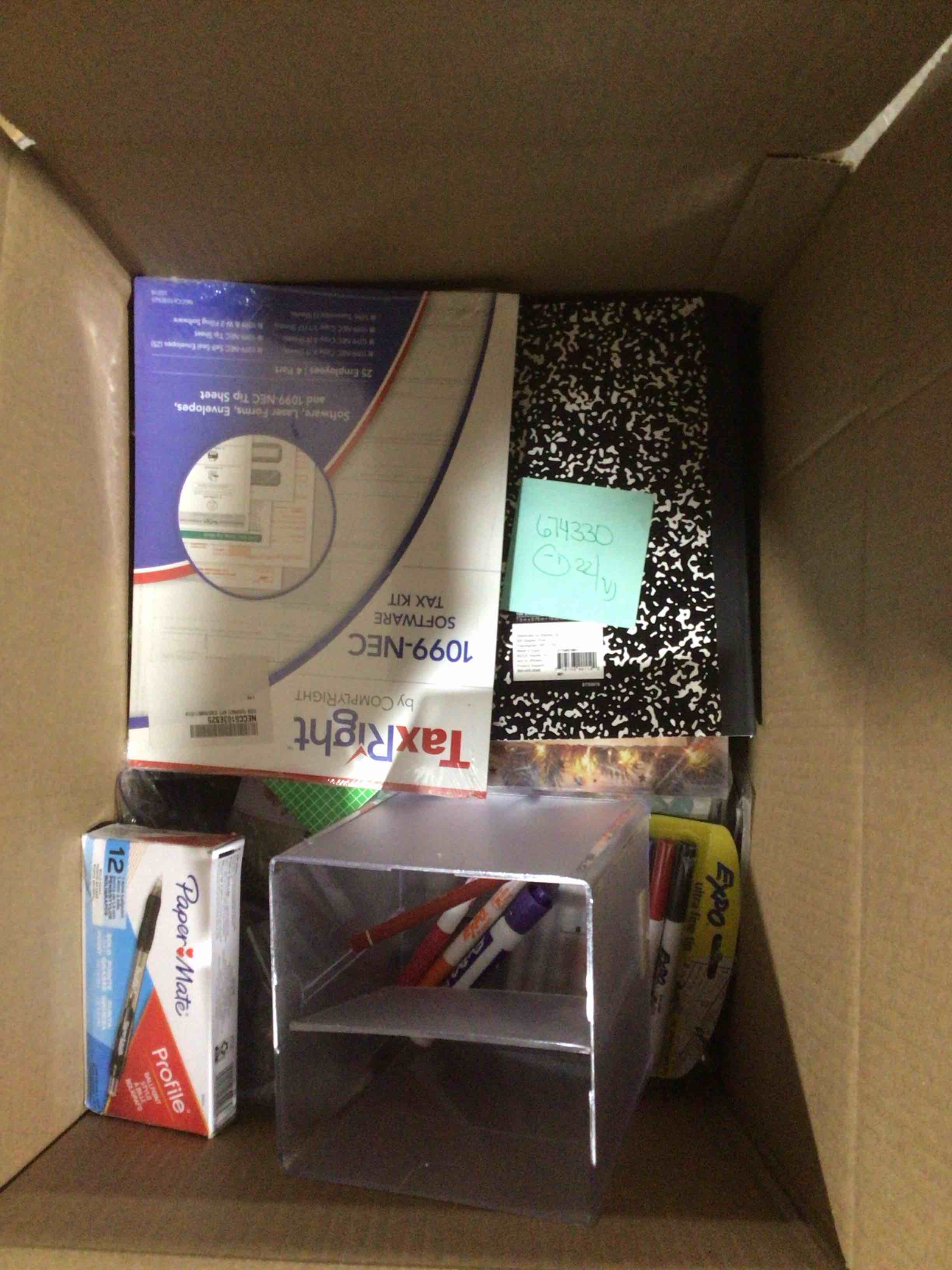 Condition photo showing Good Condition for box lot of miscellaneous items