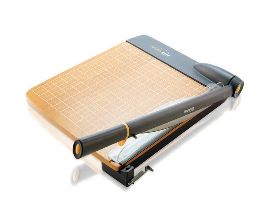 Westcott 12  TrimAir Titanium Wood Guillotine Paper Trimmer