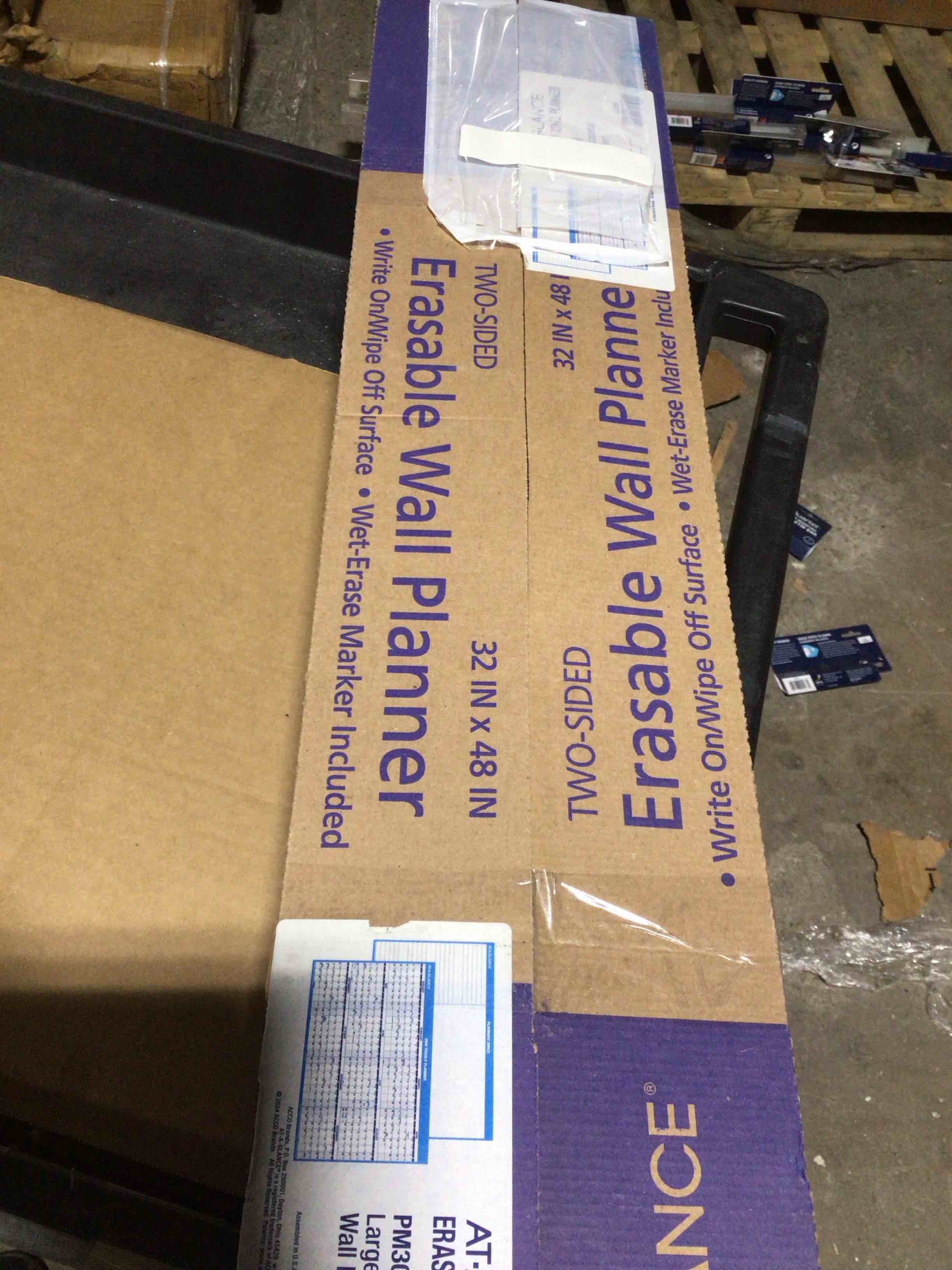 Condition photo showing New/Like New for Pack of 2 AT-A-GLANCE 2026 Horizontal Reversible Erasable Wall Calendar Extra Large 48 x