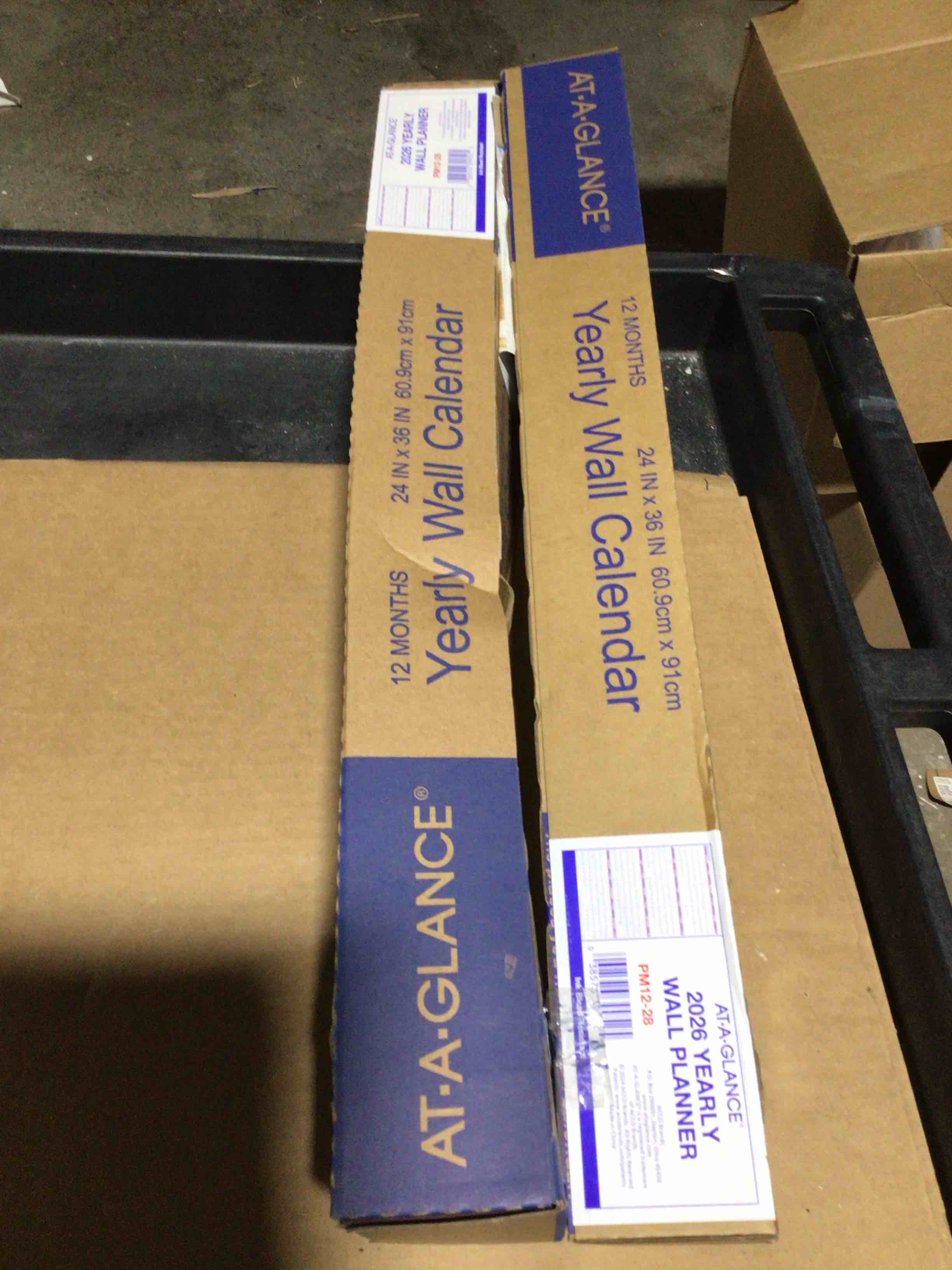 Condition photo showing Good Condition for Pack of 2 AT-A-GLANCE 2026 Yearly Wall Calendar Extra Large 24 x 36 - Wall Calendars