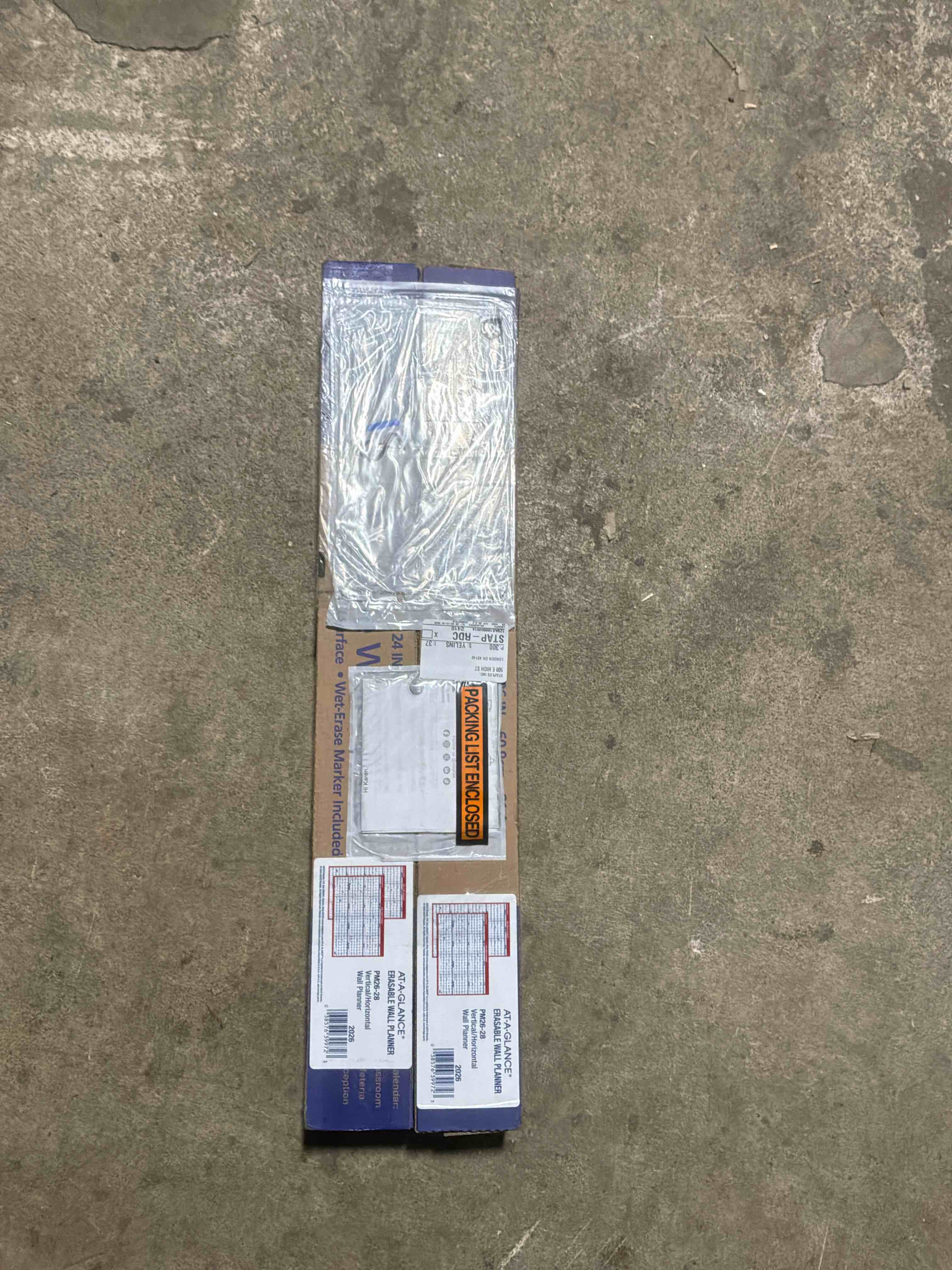 Condition photo showing New/Like New for AT-A-GLANCE 2026 Erasable Calendar, Dry Erase Wall Planner, 36" x 24", Large, Vertical/Horizontal, Reversible, Includes Marker (PM262826)