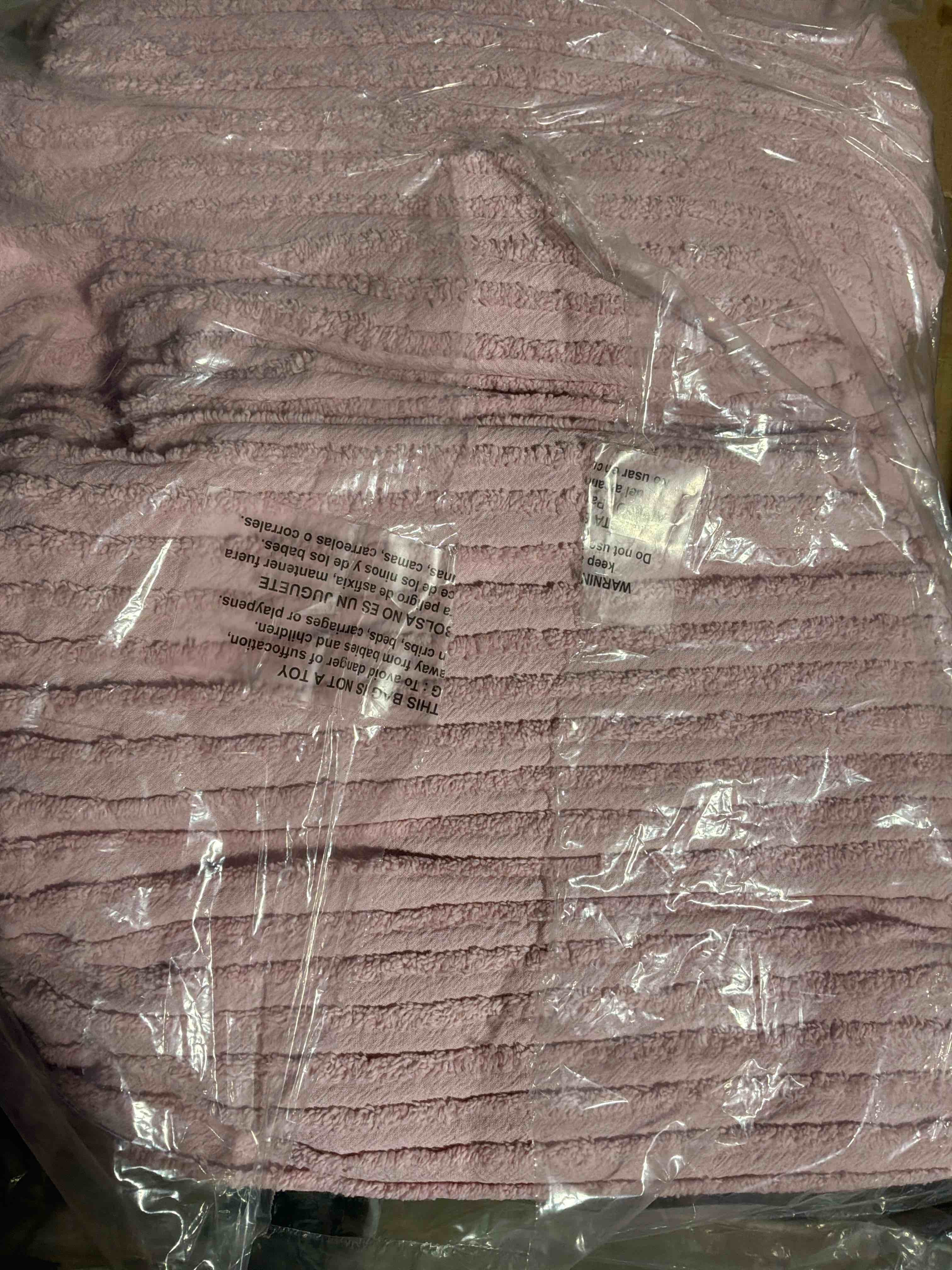 Condition photo showing New/Like New for Terry Chenille Pink 57" Wide Cotton Fabric by The Yard TC-0506-596 (Pink)