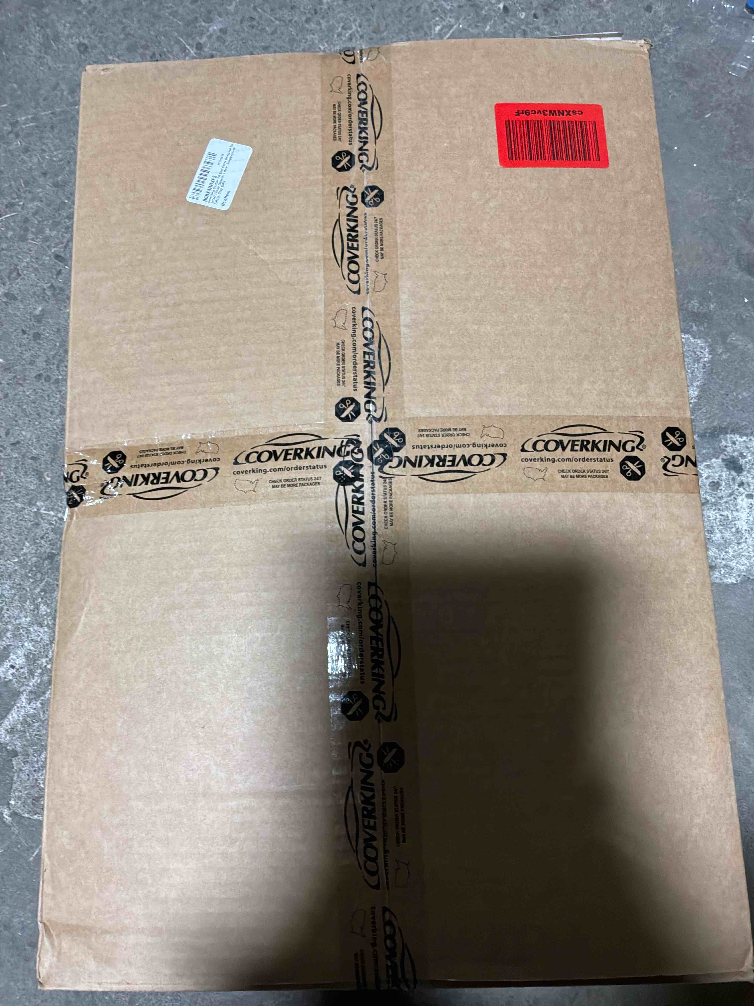 Condition photo showing New/Like New for Coverking Custom Fit Seat Cover Designed for Select Honda Models: 1 Row, Snuggleplush Fabric, Gray Solid