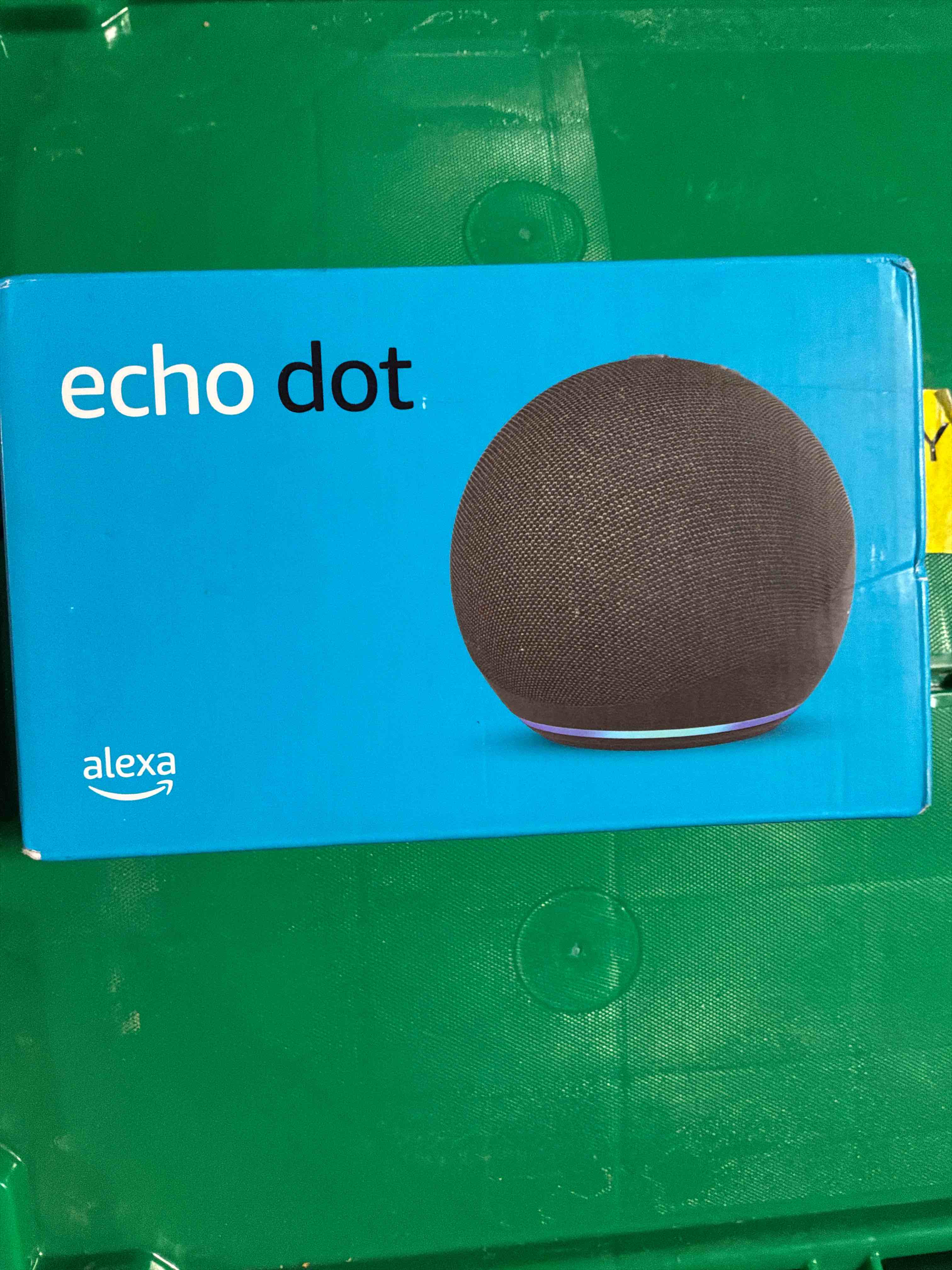 Condition photo showing New/Like New for Echo Dot (5th Gen, 2022 release) | With bigger vibrant sound, helpful routines and Alexa | Charcoal