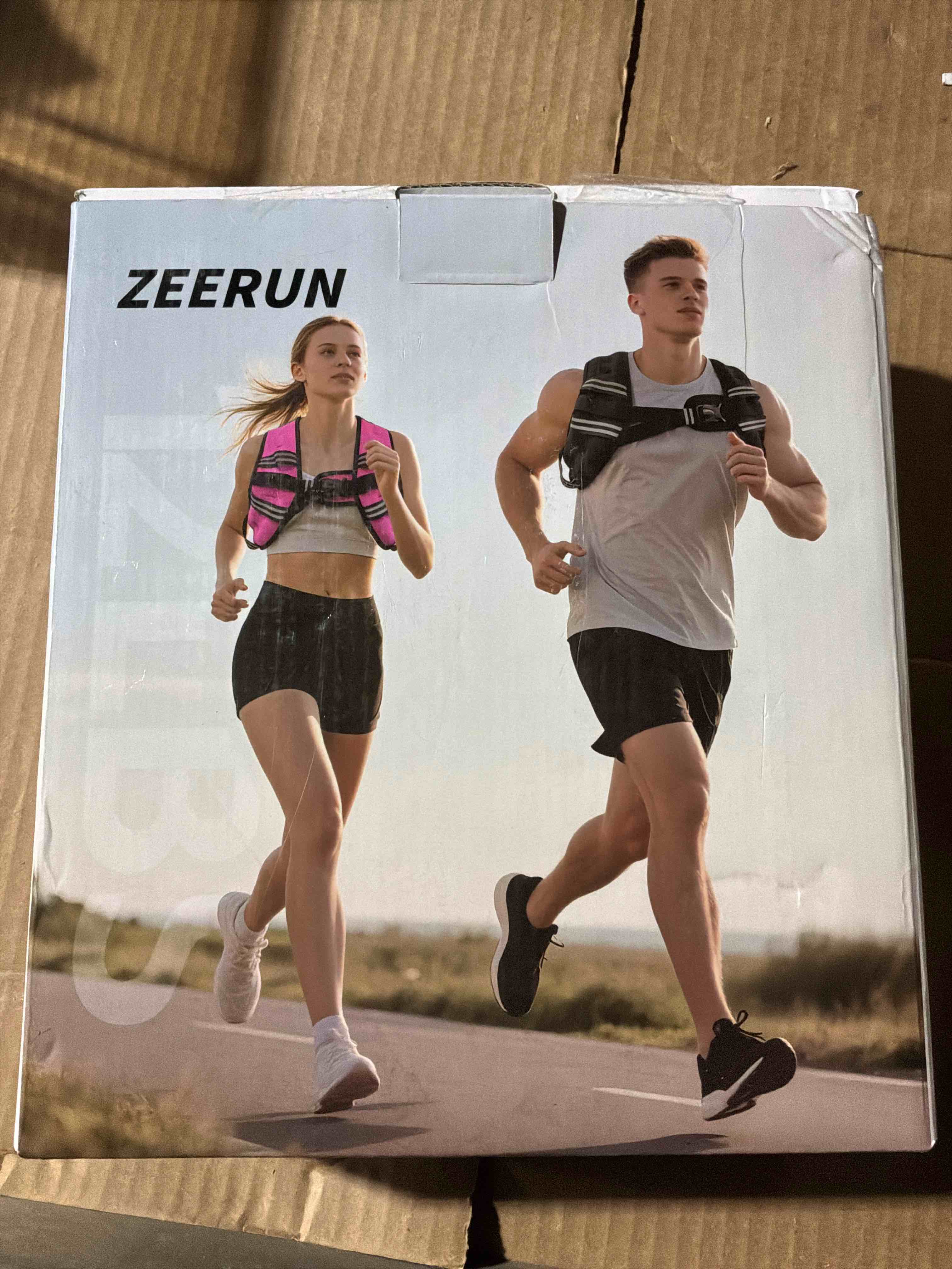 Condition photo showing New/Like New for Weighted Vest for Women & Men with Reflective Stripe and Adjustable Buckle, Comfortable & Durable Rucking Vest for Walking, Running & Strength Training 12 lb Purple