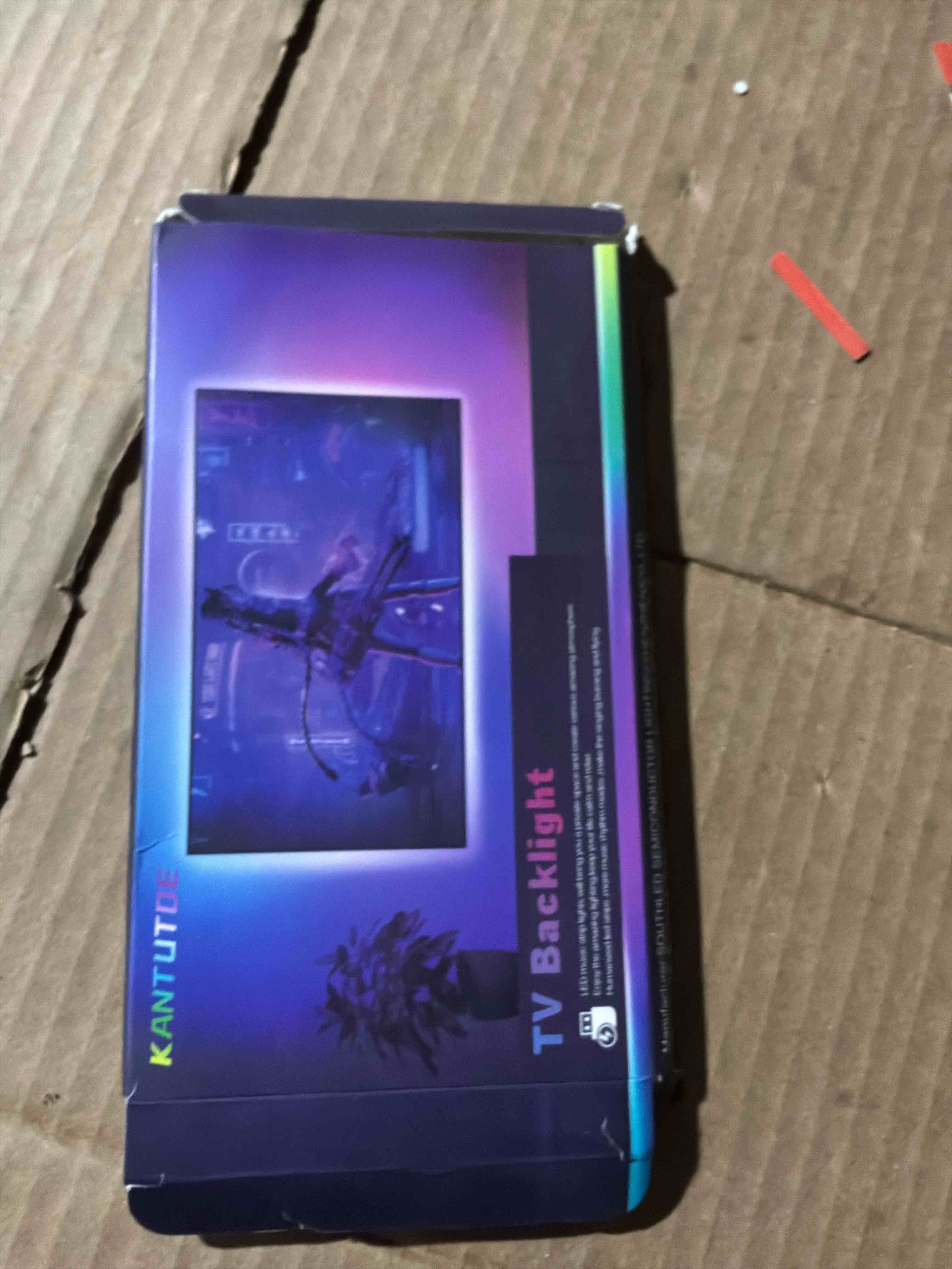 Condition photo showing New/Like New for TV Backlights, 13.1FT LED Lights for 32-65 Inch TV, RGB TV LED Lights Behind, Music Sync Bluetooth APP and Remote Control TV LED Strip Lights USB Powered for Gaming/Bedroom Multicolor 13.1FT for 32"-65" TV