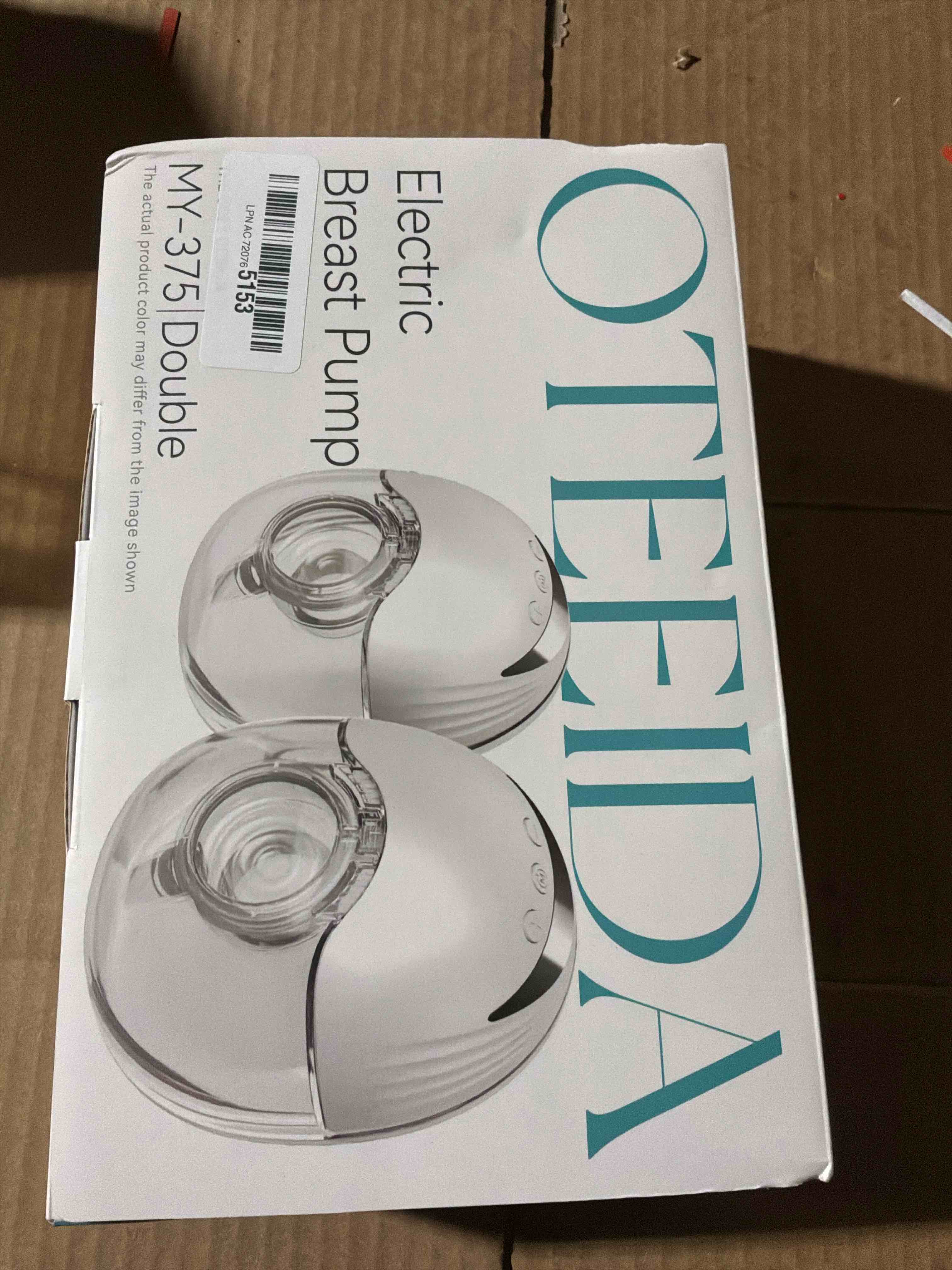 Condition photo showing New/Like New for Hands Free Breast Pump Wearable MY-375 - Strong Suction, Low Noise, Wearable Breastfeeding Pump with 4 Mode &12 Levels, Portable Electric Breast Pump 24mm - 19/21/Insert/Flange, 2 Pack (White) 2 Count White