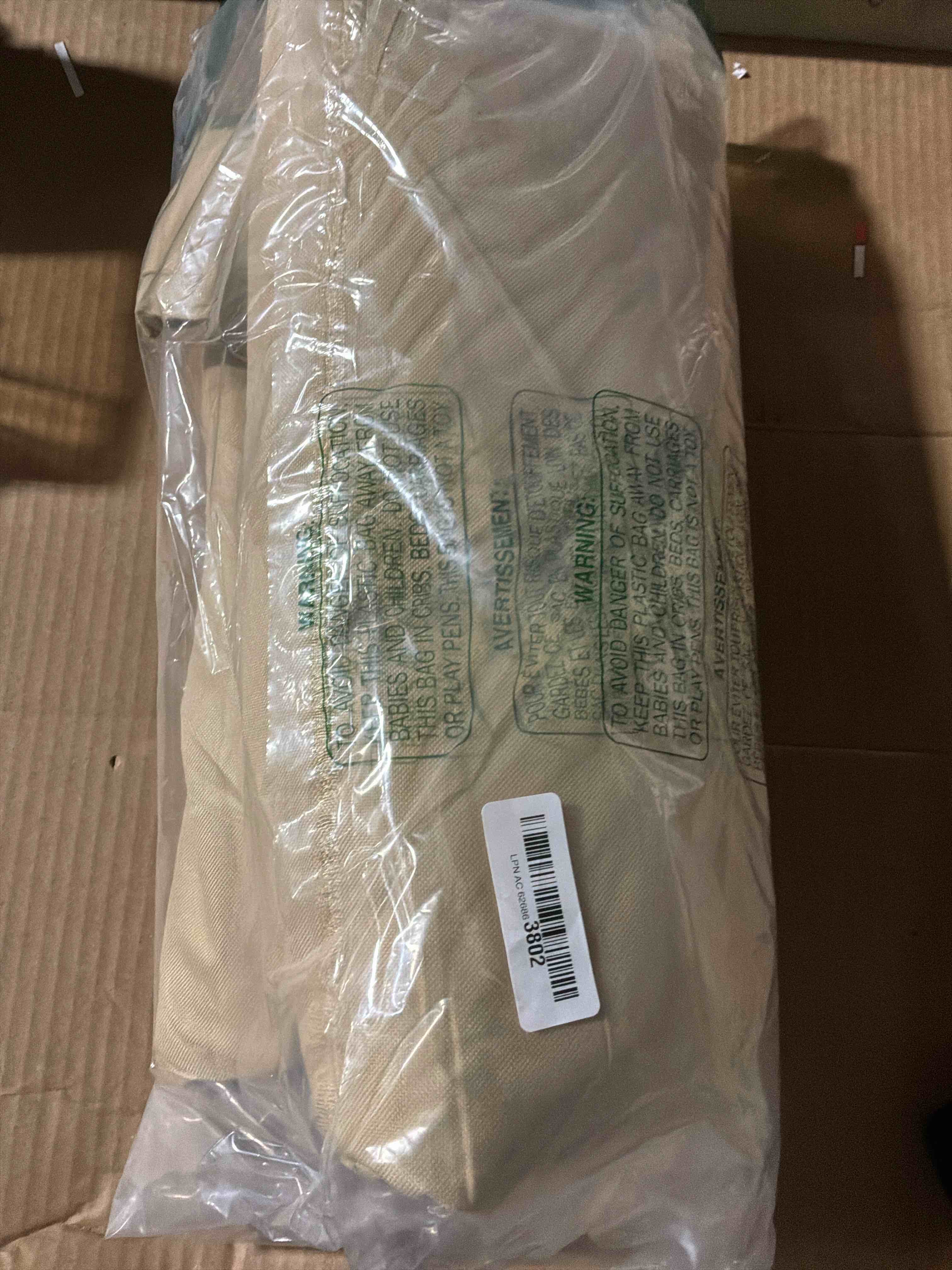 Condition photo showing New/Like New for Backflow Preventer Cover Insulated (5?F) with Thicker 7 Layers Fabric - 24" W x 24" H with Aluminum Foil Backflow Cover for Winter Pipe Freeze Protection - Sprinkler Covers for Outside Khaki 24"W × 24"H